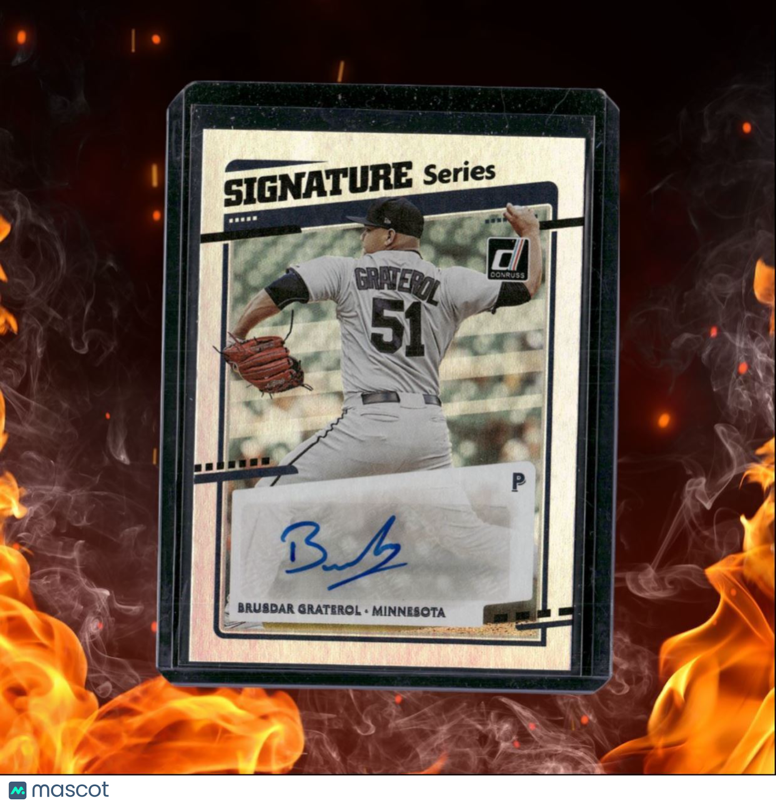 2020 Panini Donruss Brusdar Graterol Signature Series Auto #SS-BG
