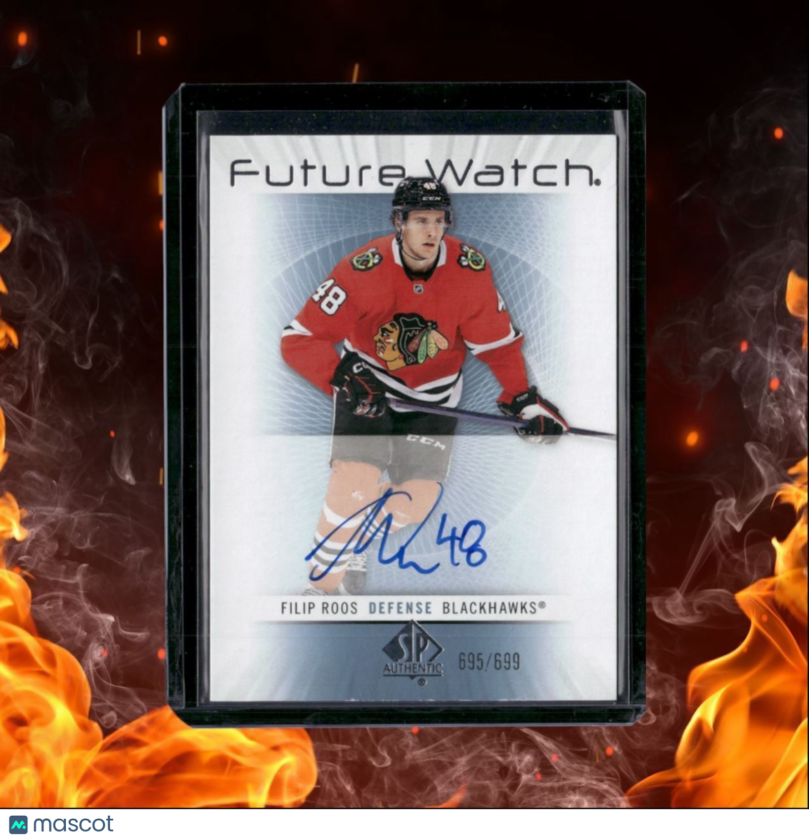 2022-23 SP Authentic Filip Roos 2012-13 Retro Future Watch Rookie Auto 695/699