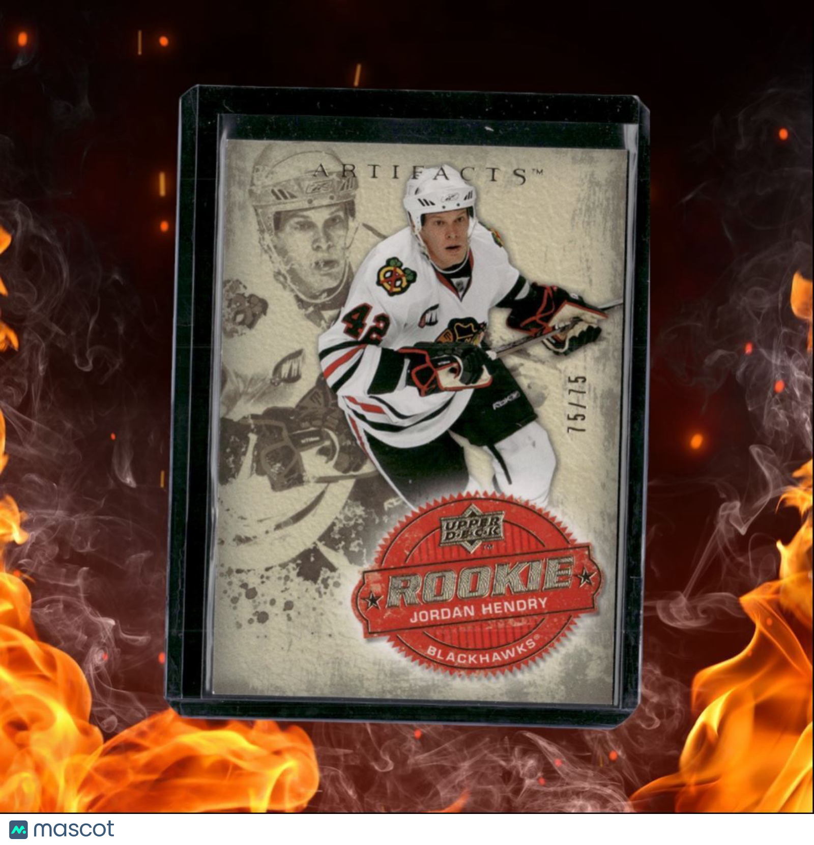 2008-09 Upper Deck Artifacts Jordan Hendry Gold 75/75 #229