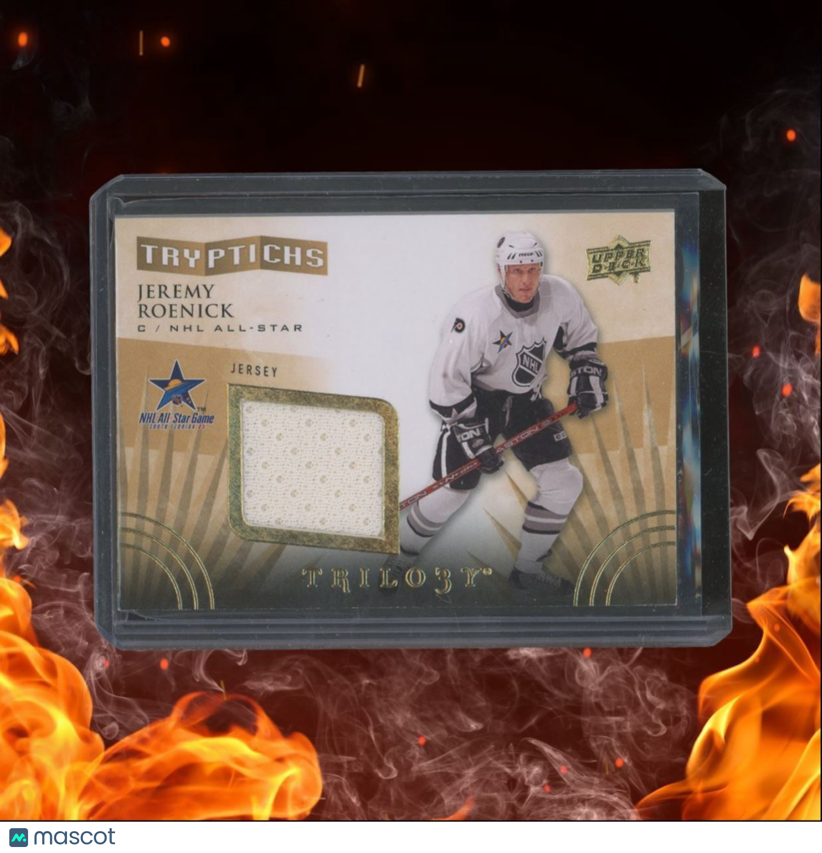 2014-15 Upper Deck Trilogy Jeremy Roenick Tryptichs Jersey All-Star Game 509/600