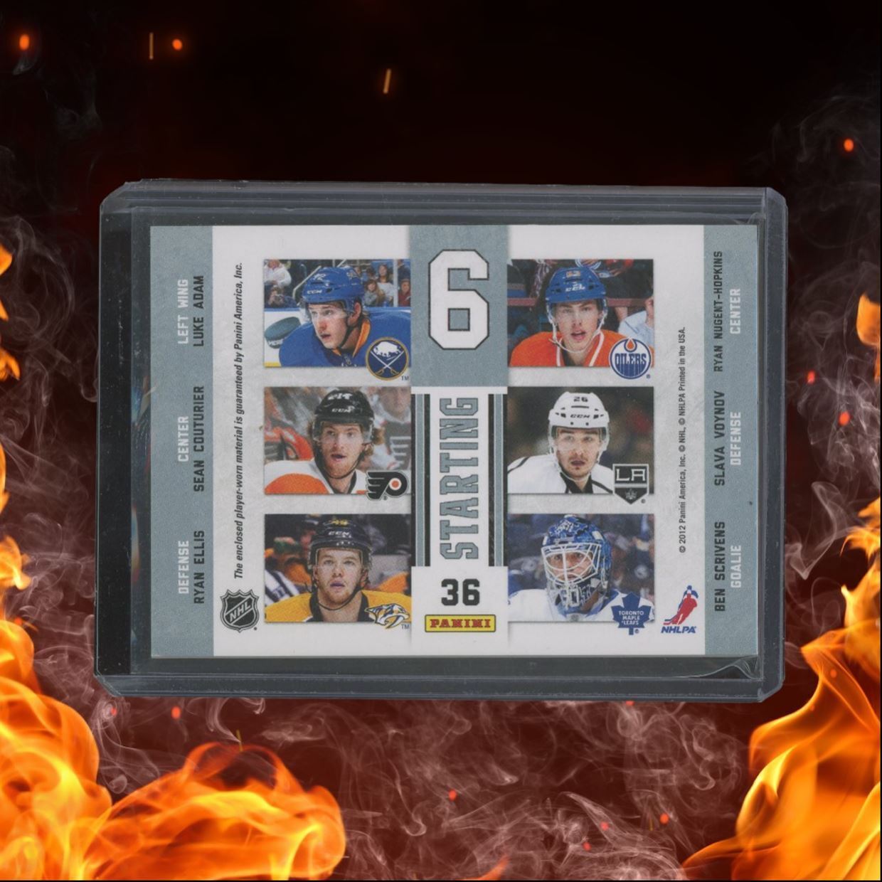 2012-13 Panini Pinnacle Nugent-Hopkins / Couturier / Ellis / Scrives / Adam 6