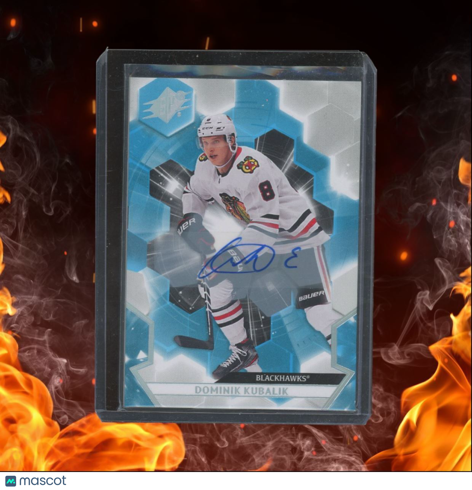 2020-21 Upper Deck SPx Dominik Kubalik Auto #62