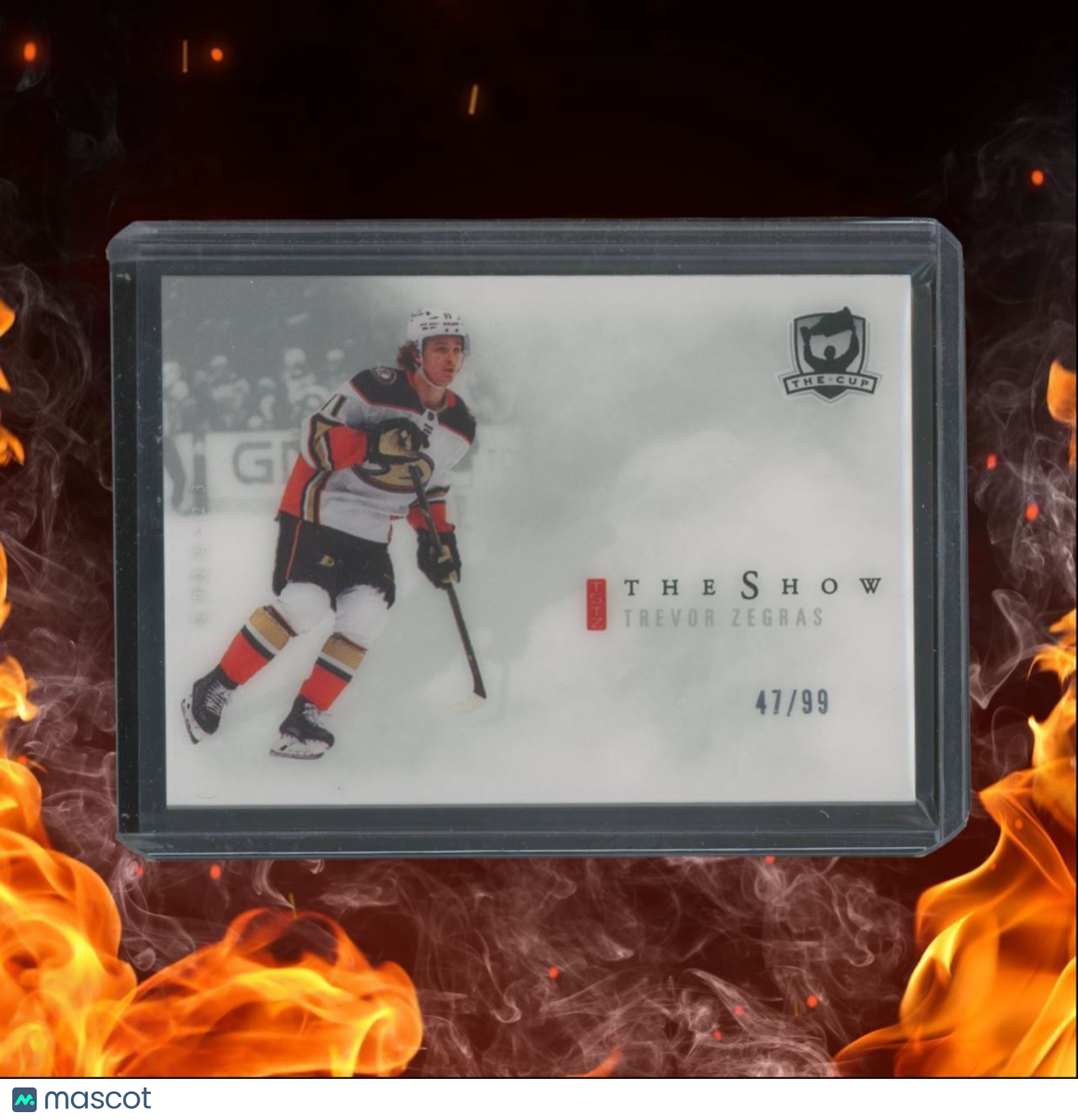 2022-23 Upper Deck The Cup Trevor Zegras The Show 47/99 #SW-TZ