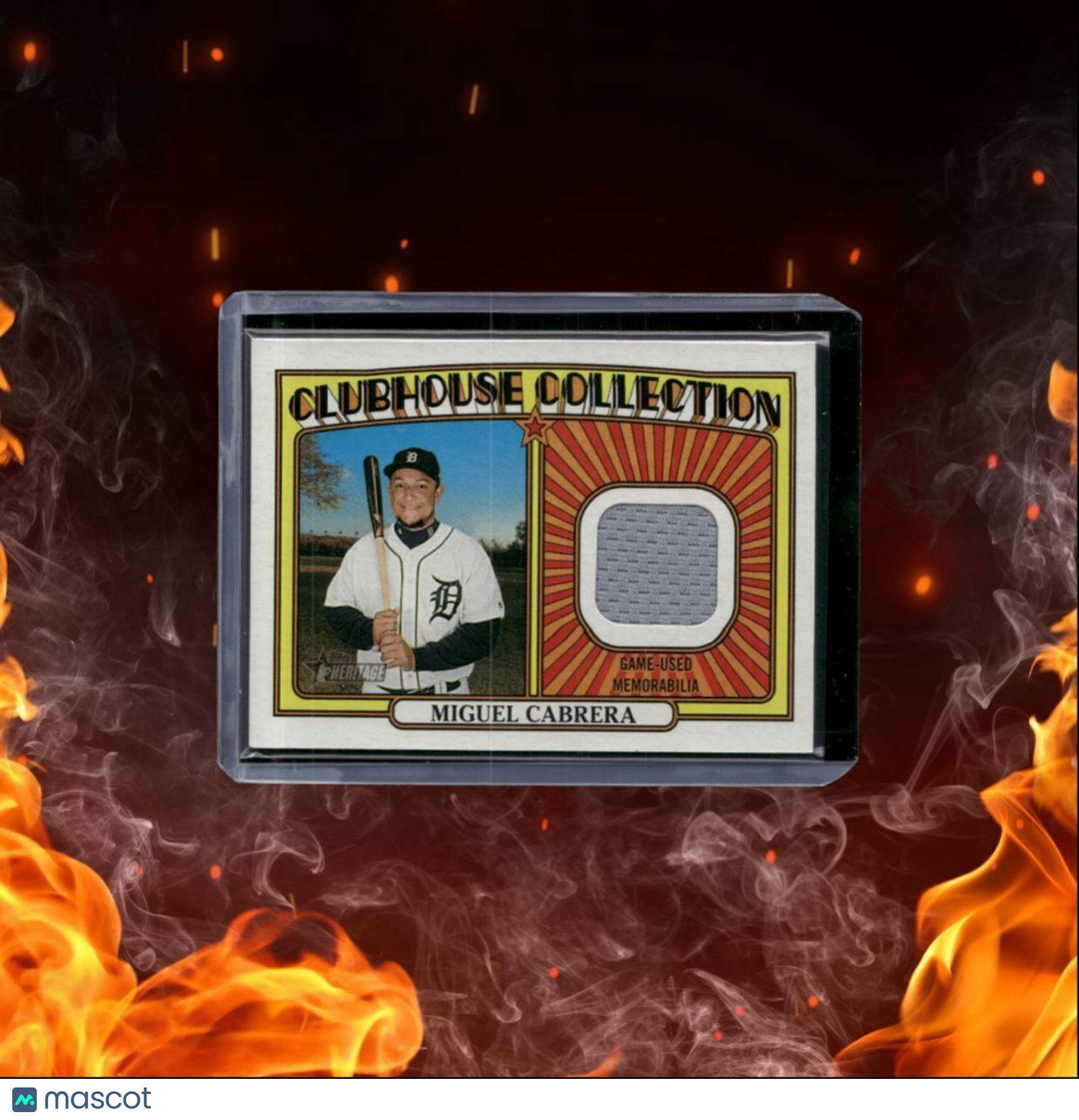 2021 Topps Heritage Miguel Cabrera Clubhouse Collection Relic #CCR-MCA