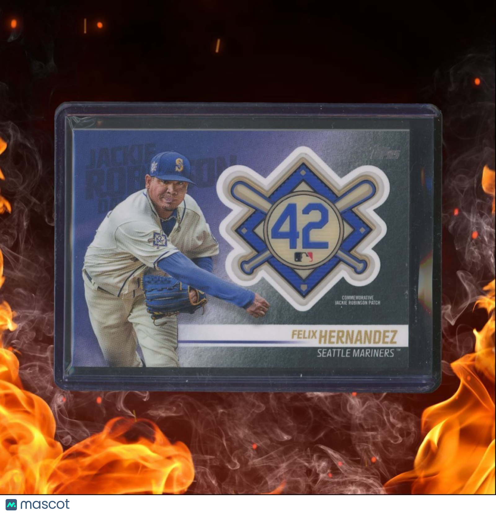 2018 Topps Update Felix Hernandez Commemorative Patch #JRP-EH