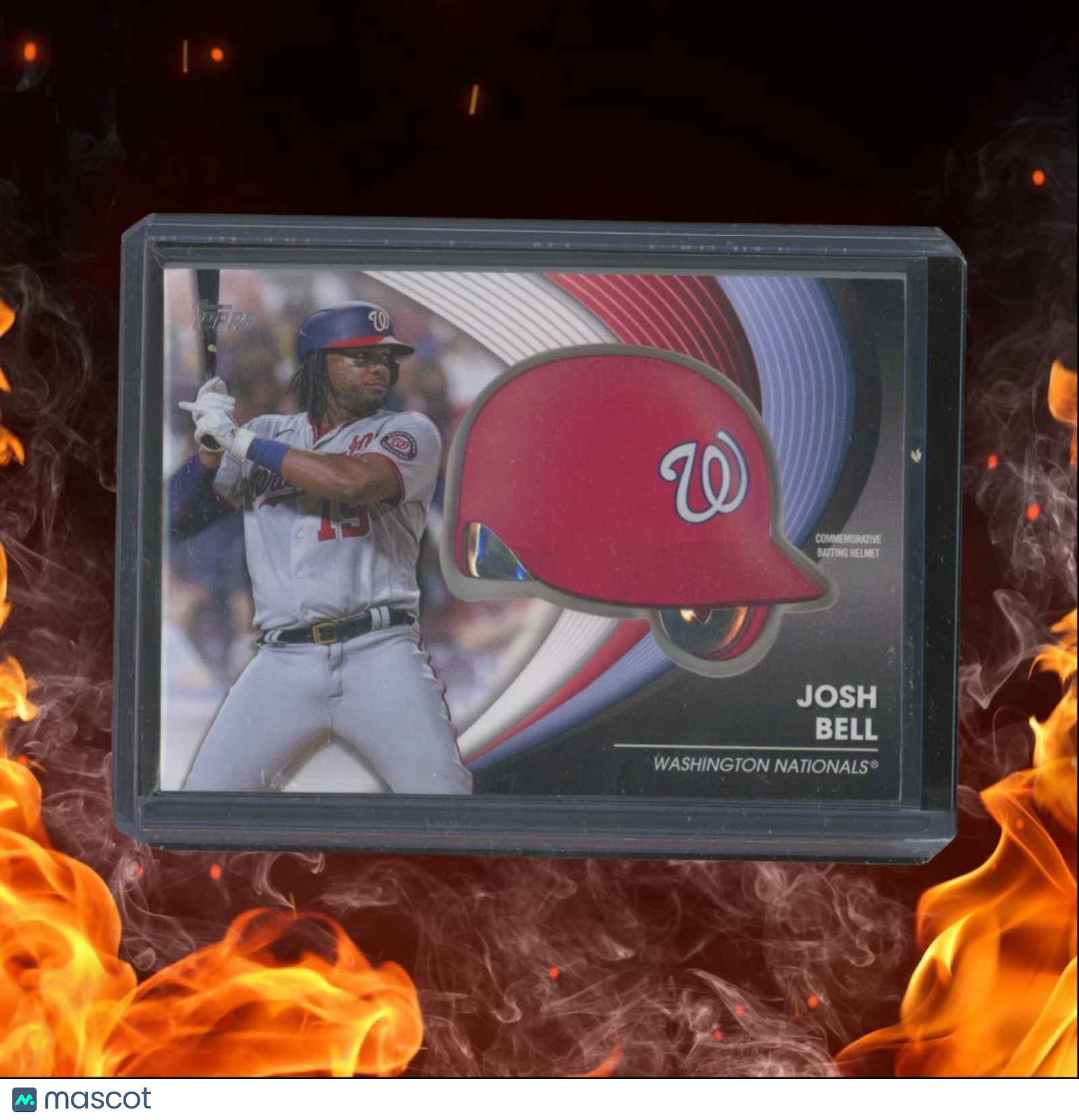 2022 Topps Josh Bell Commemorative Batting Helmet #BH-JBE