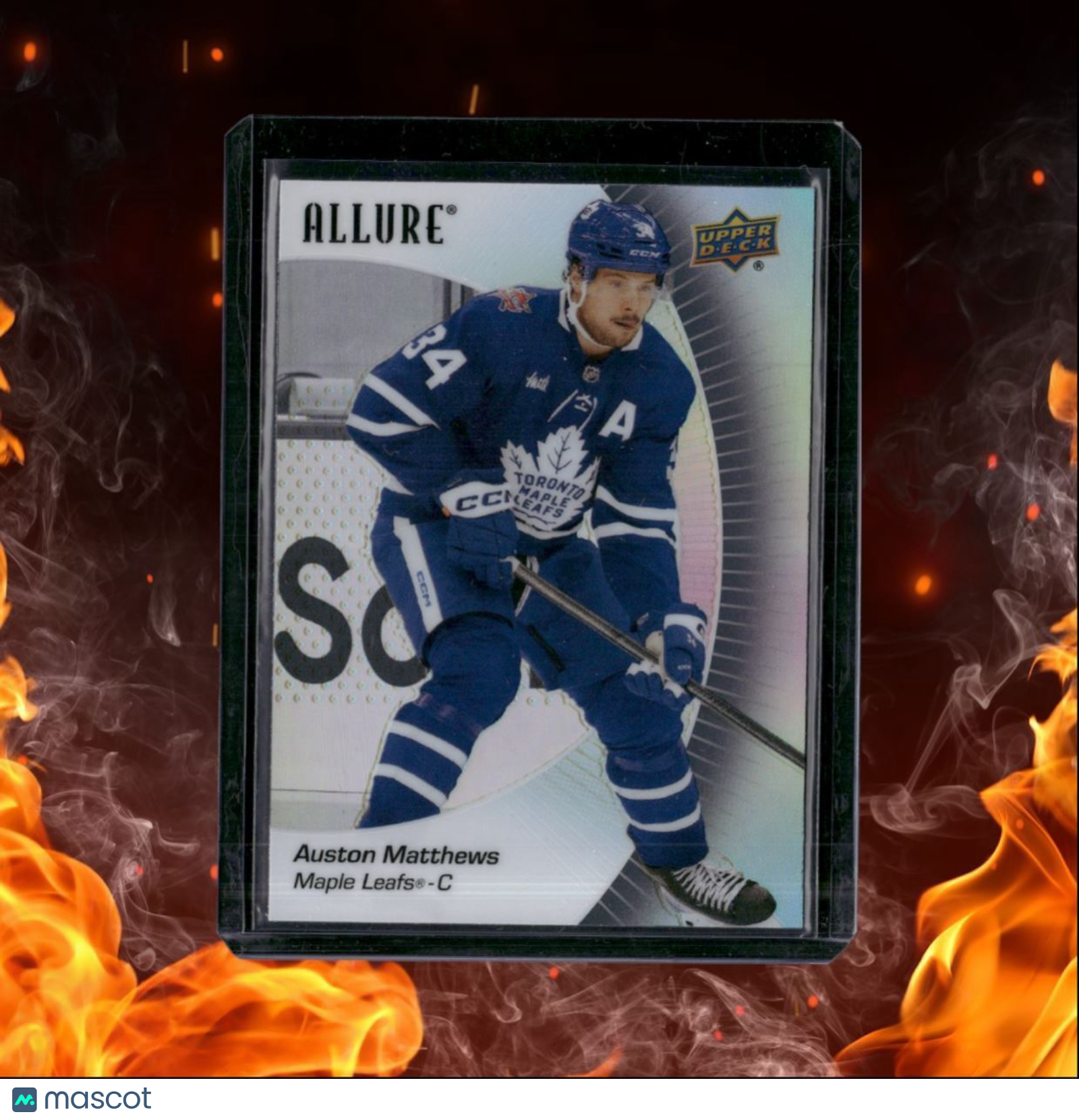 2023-24 Upper Deck Allure Auston Matthews Black Rainbow #48