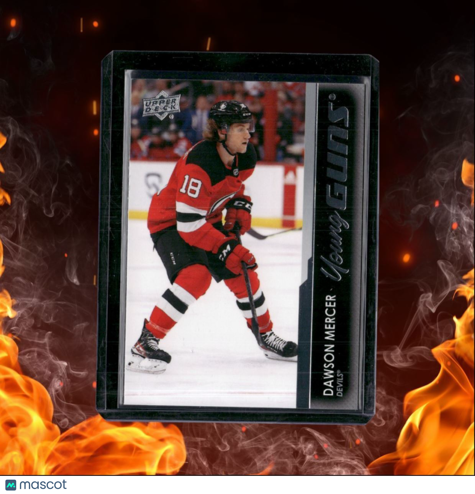 2021-22 Upper Deck Dawson Mercer Young Guns Rookie #459