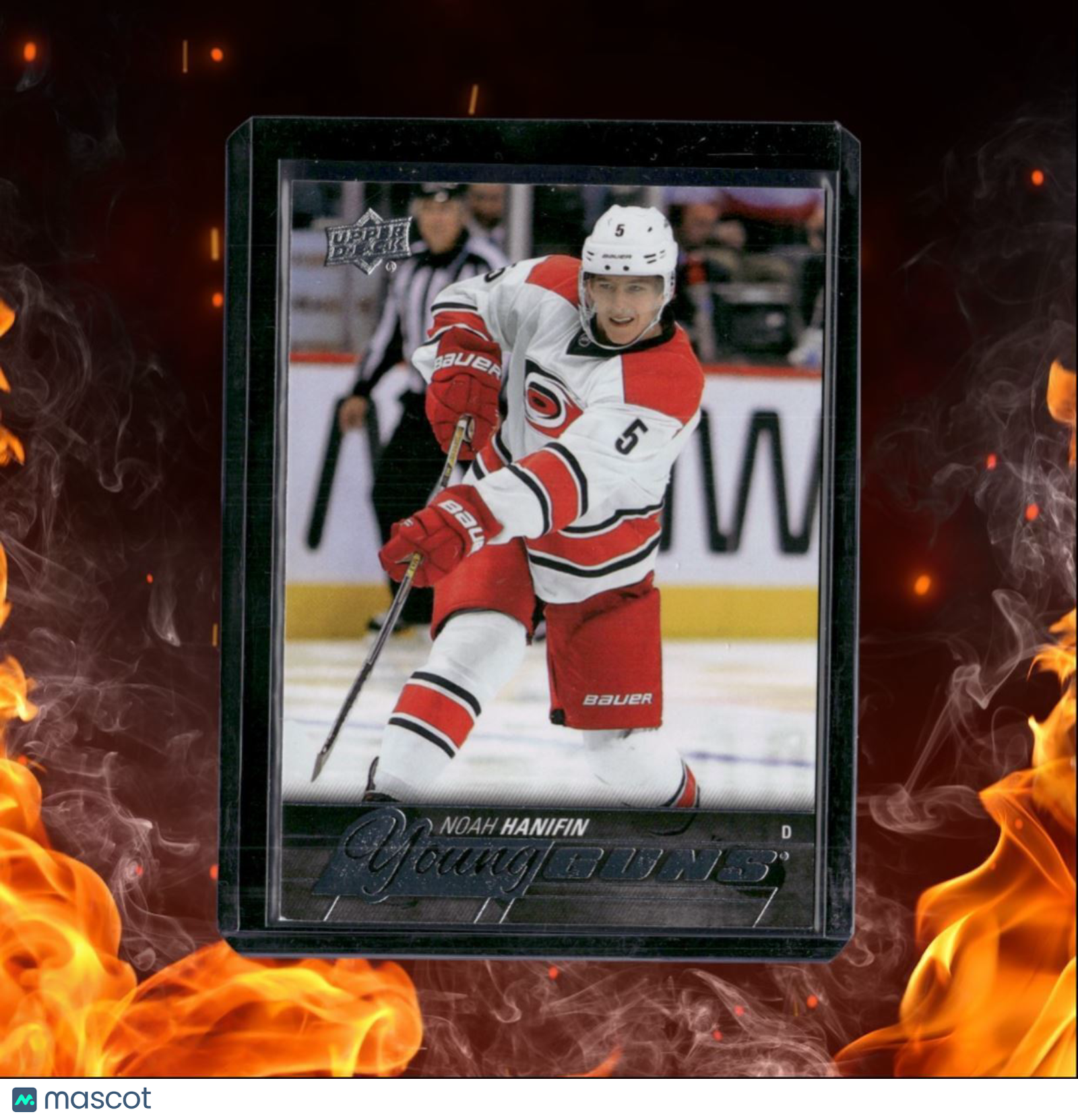 2015-16 Upper Deck Noah Hanifin Young Guns (A) Rookie #499