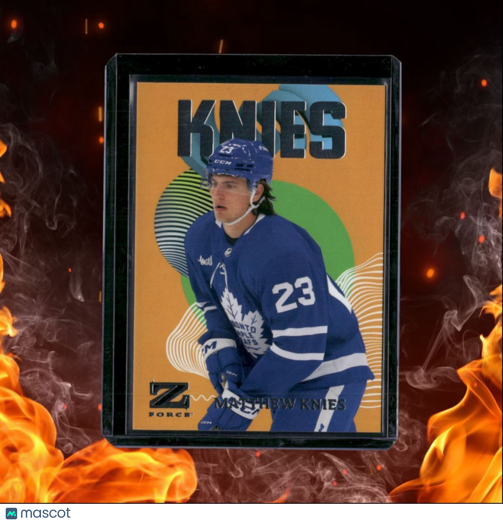 2023-24 SkyBox Metal Universe Matthew Knies Z-Force Rookie #44