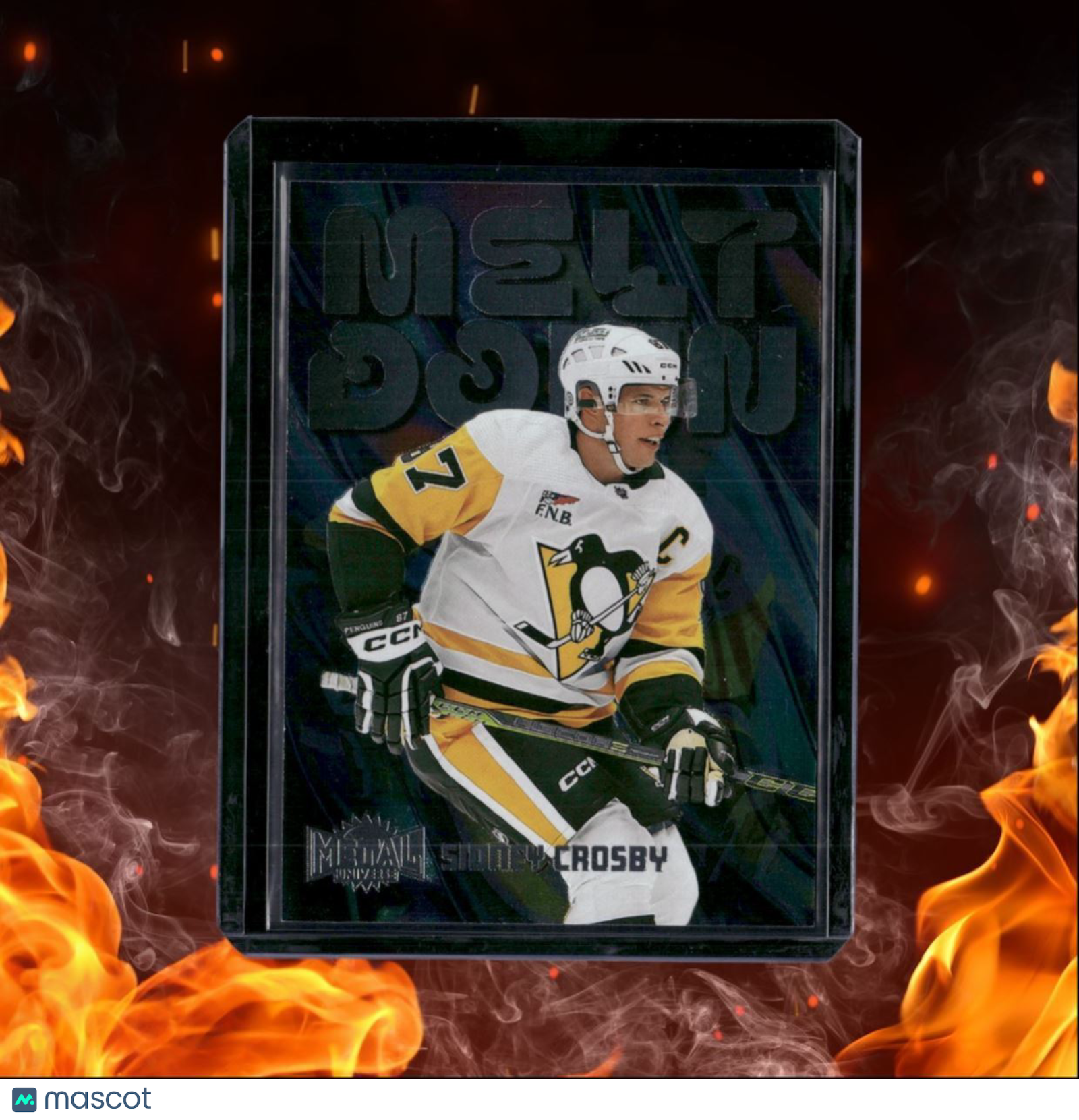 2023-24 SkyBox Metal Universe Sidney Crosby Meltdown #M19
