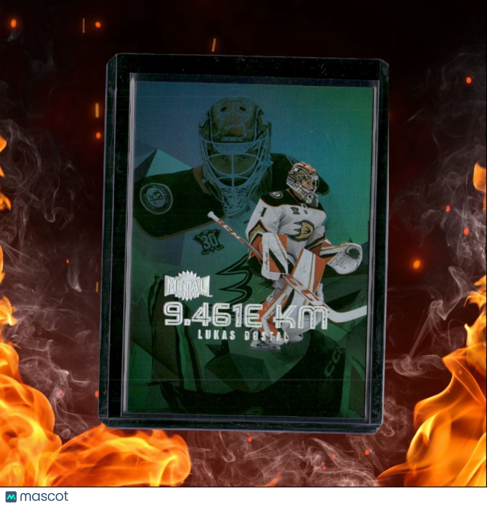 2023-24 SkyBox Metal Universe Lukas Dostal 9.461E KM Light Year #LY-12