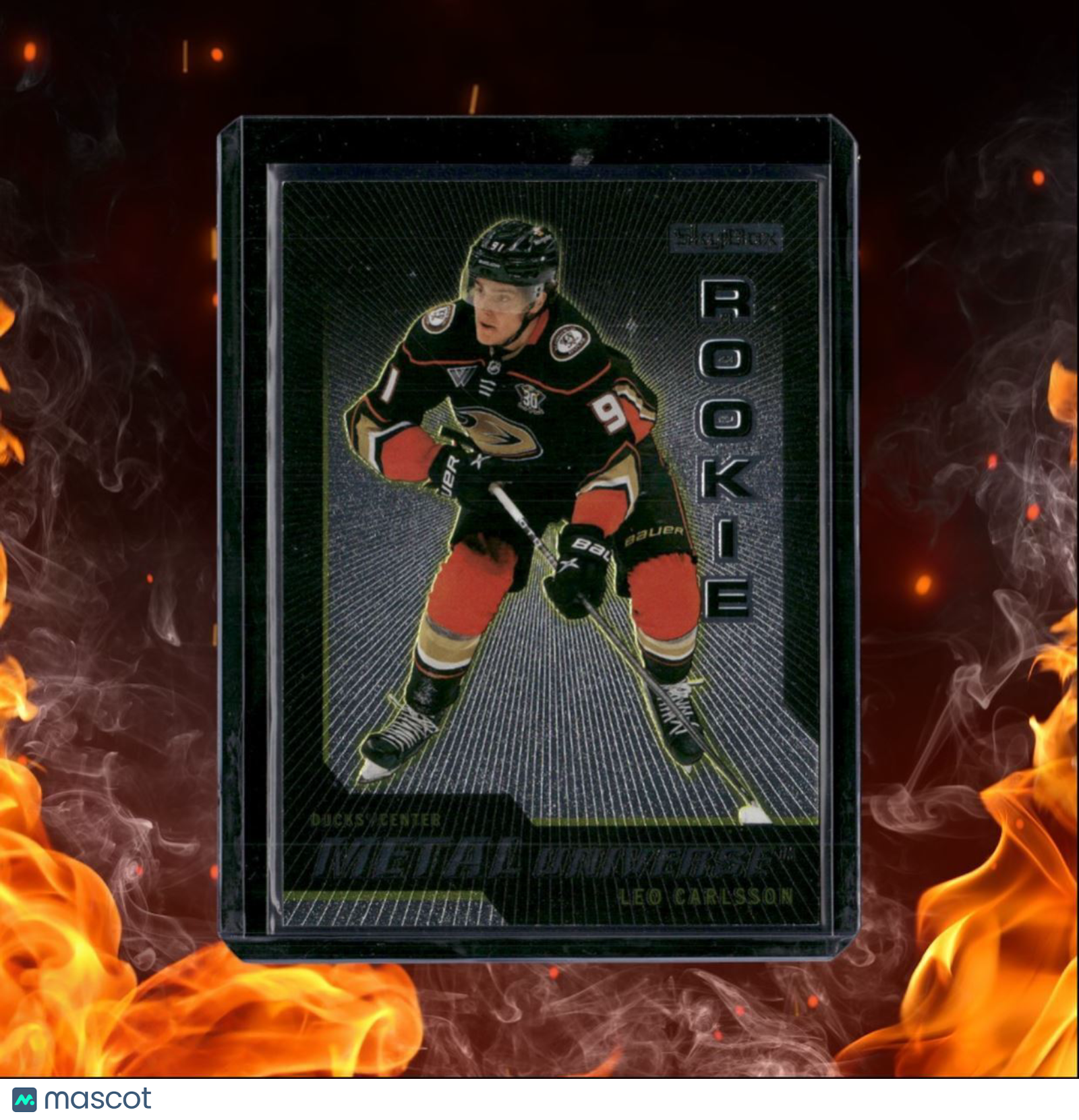 2023-24 SkyBox Metal Universe Leo Carlsson Retro Rookie #R-22