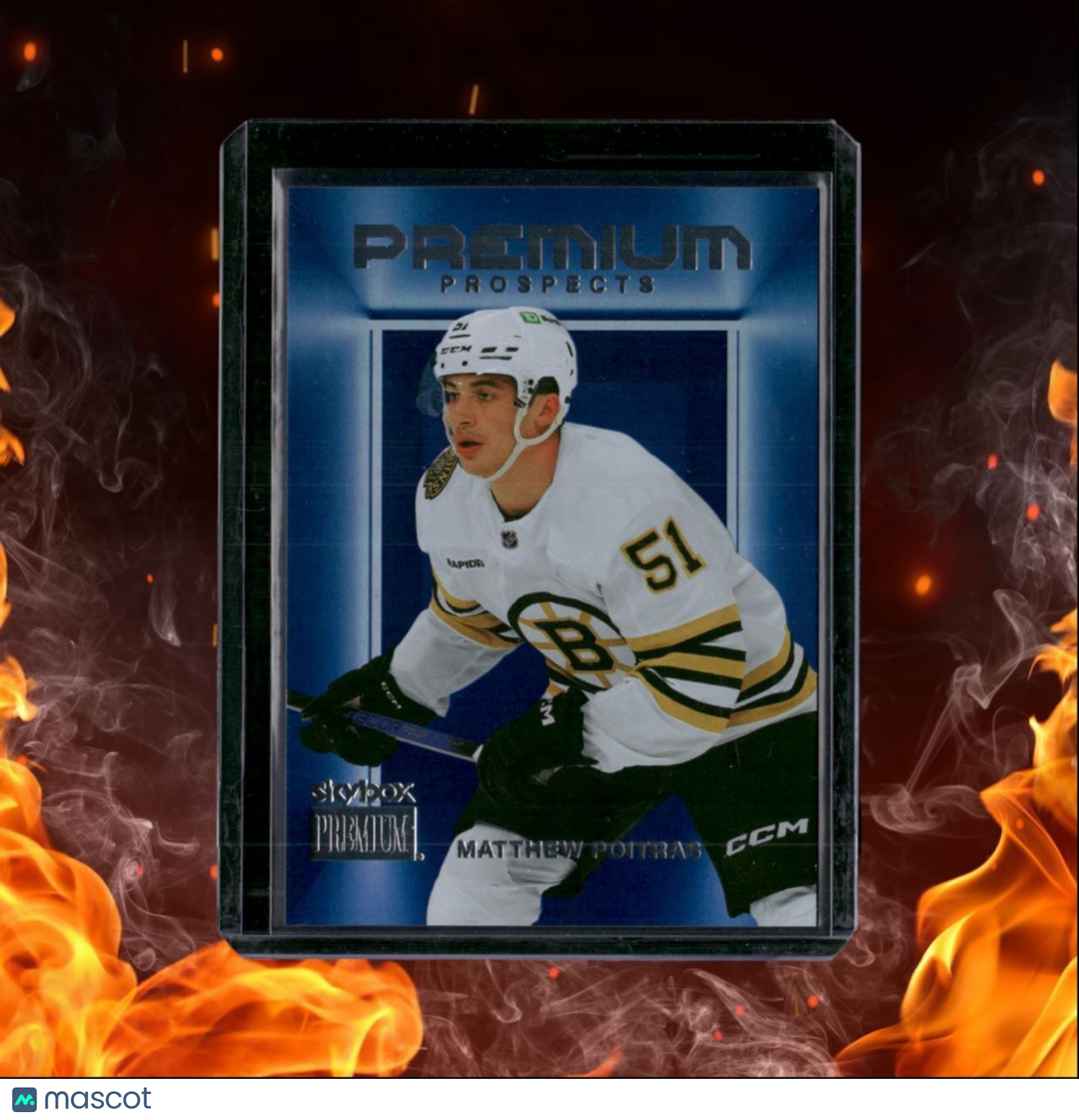 2023-24 SkyBox Metal Universe Matthew Poitras Premium Prospects Rookie #PP-42