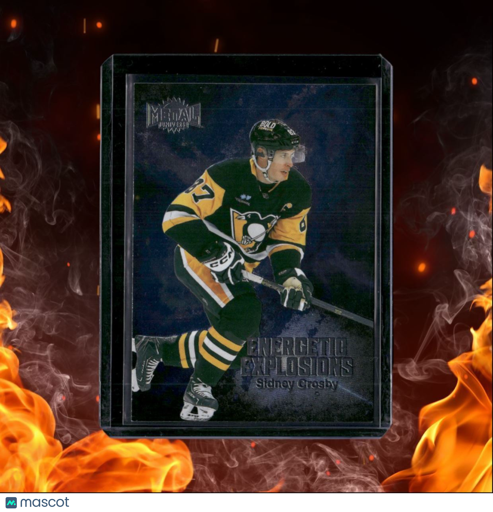2023-24 SkyBox Metal Universe Sidney Crosby Energetic Explosions #EE-13
