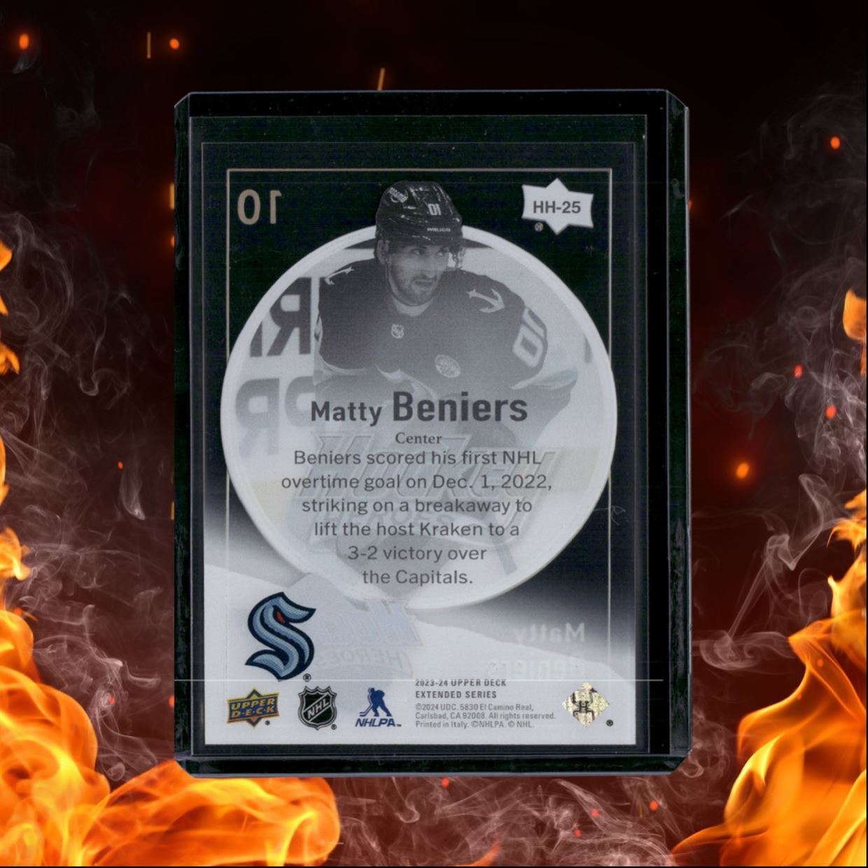 2023-24 Upper Deck Matty Beniers Hockey Heroes #HH-25