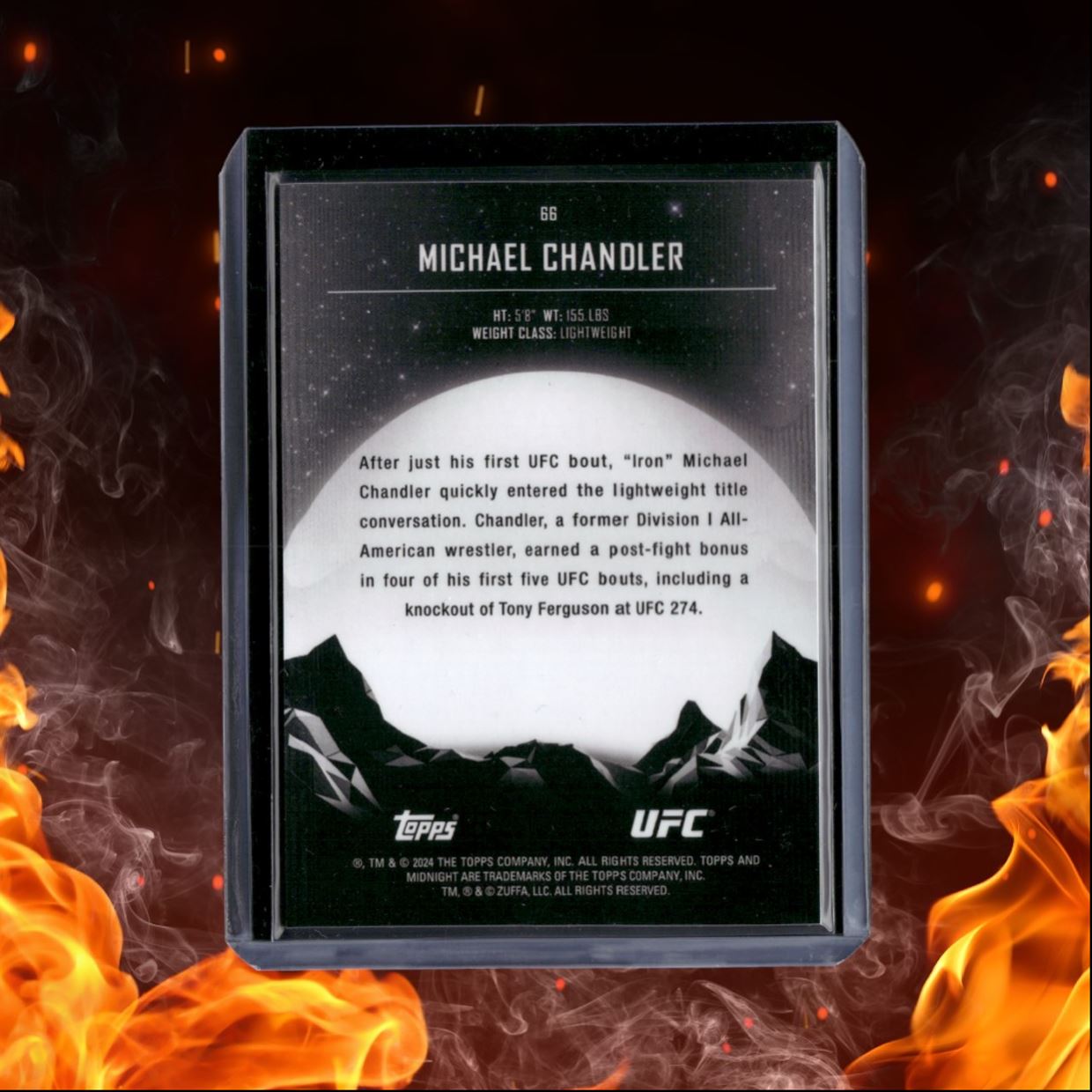 2024 Topps Midnight UFC Michael Chandler Dusk 74/75 #66