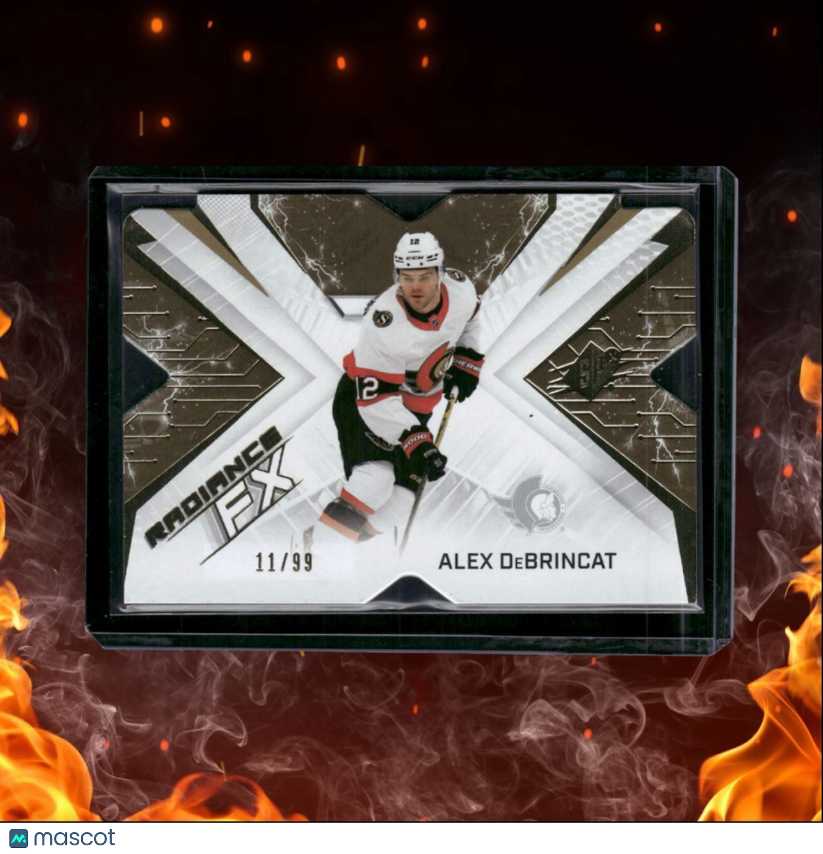 2022-23 Upper Deck SPx Alex DeBrincat Radiance FX Gold 11/99 #RFX-47