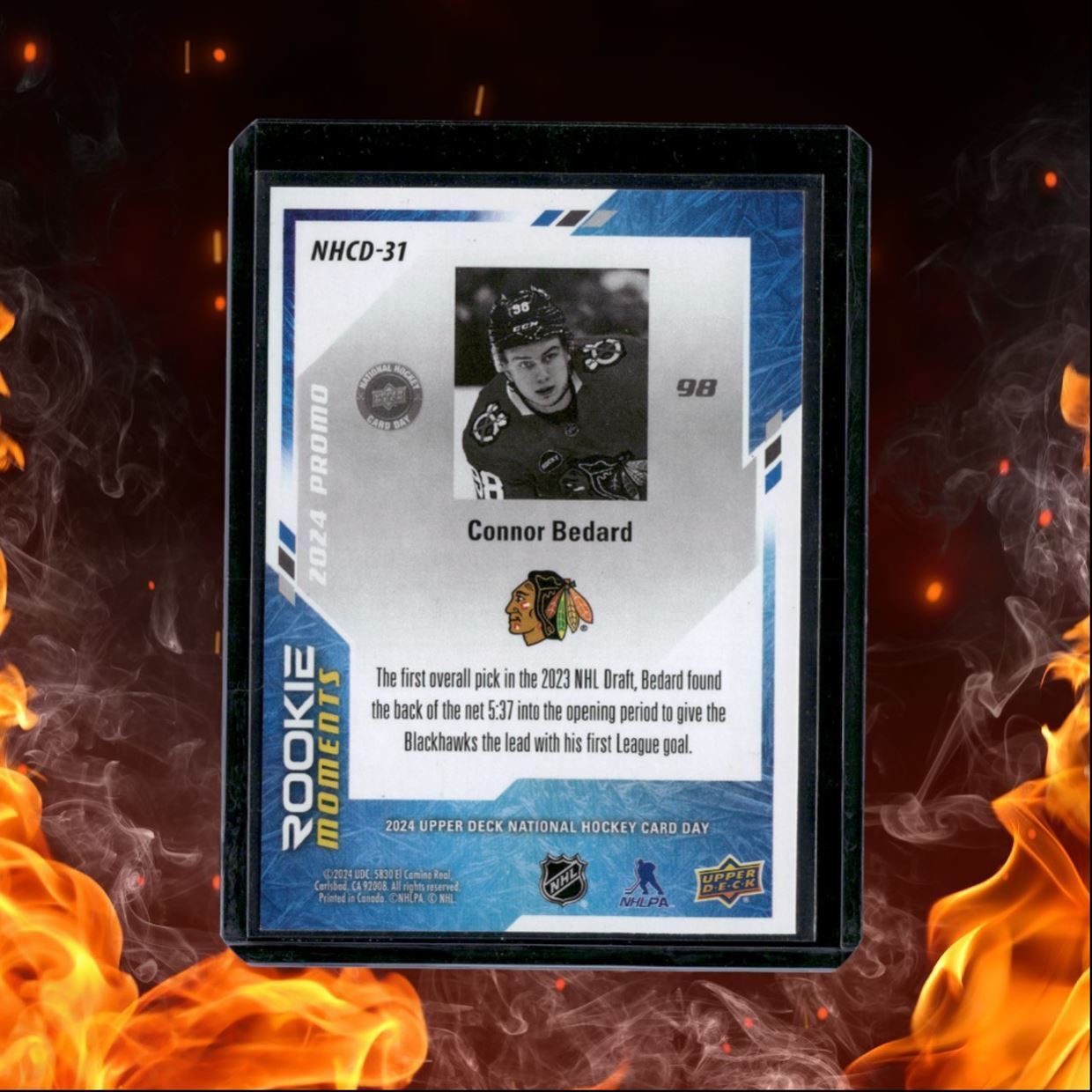 2024-25 Upper Deck National Hockey Card Day Connor Bedard Rookie #NHCD-31