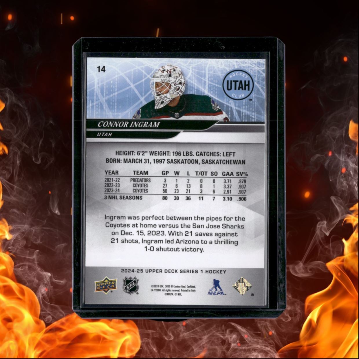 2024-25 Upper Deck Connor Ingram Deluxe 190/250 #14