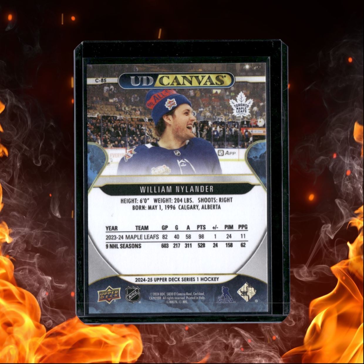 2024-25 Upper Deck William Nylander UD Canvas #C-85