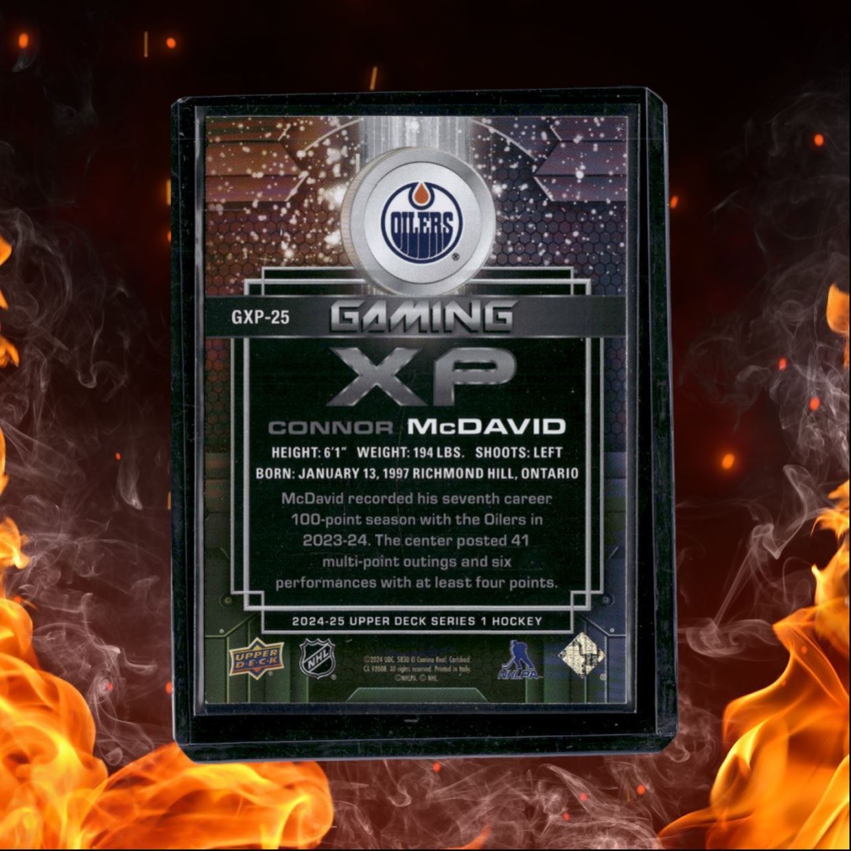 2024-25 Upper Deck Connor McDavid Gaming XP Blue SSP #GXP-25