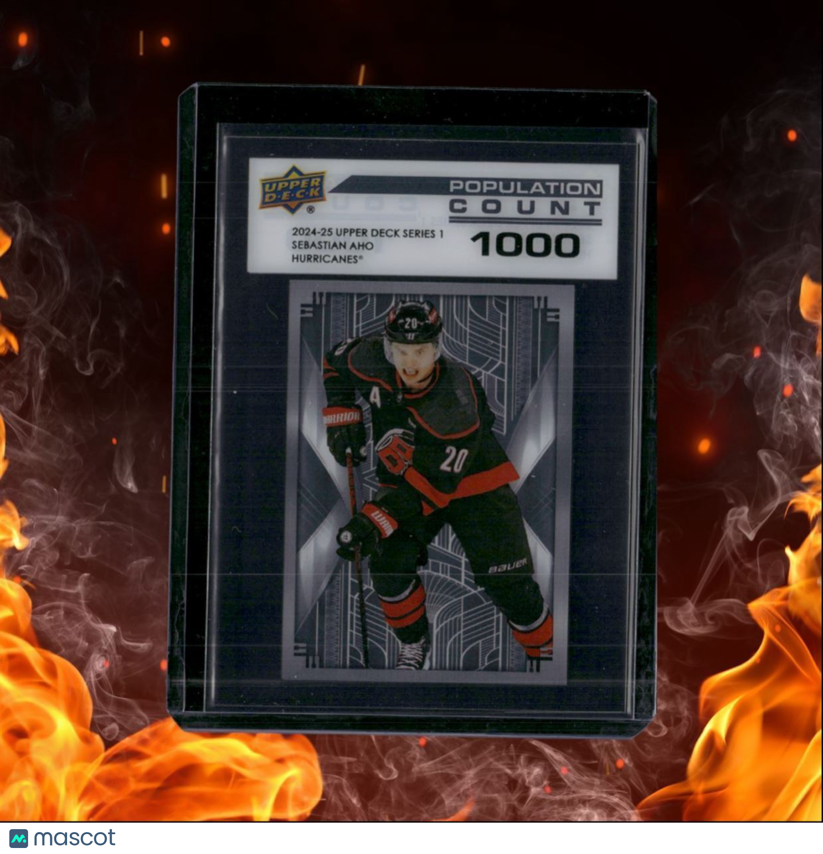 2024-25 Upper Deck Sebastian Aho Population Count 1000 /1000 #PC-6