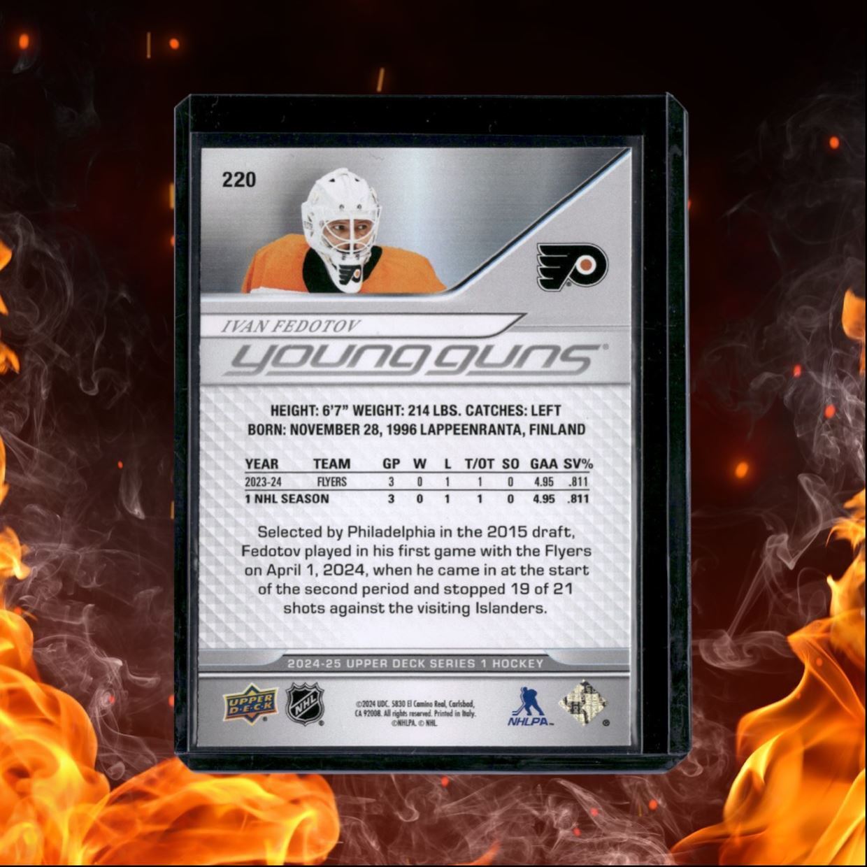 2024-25 Upper Deck Ivan Fedotov Young Guns (C) Rookie #220
