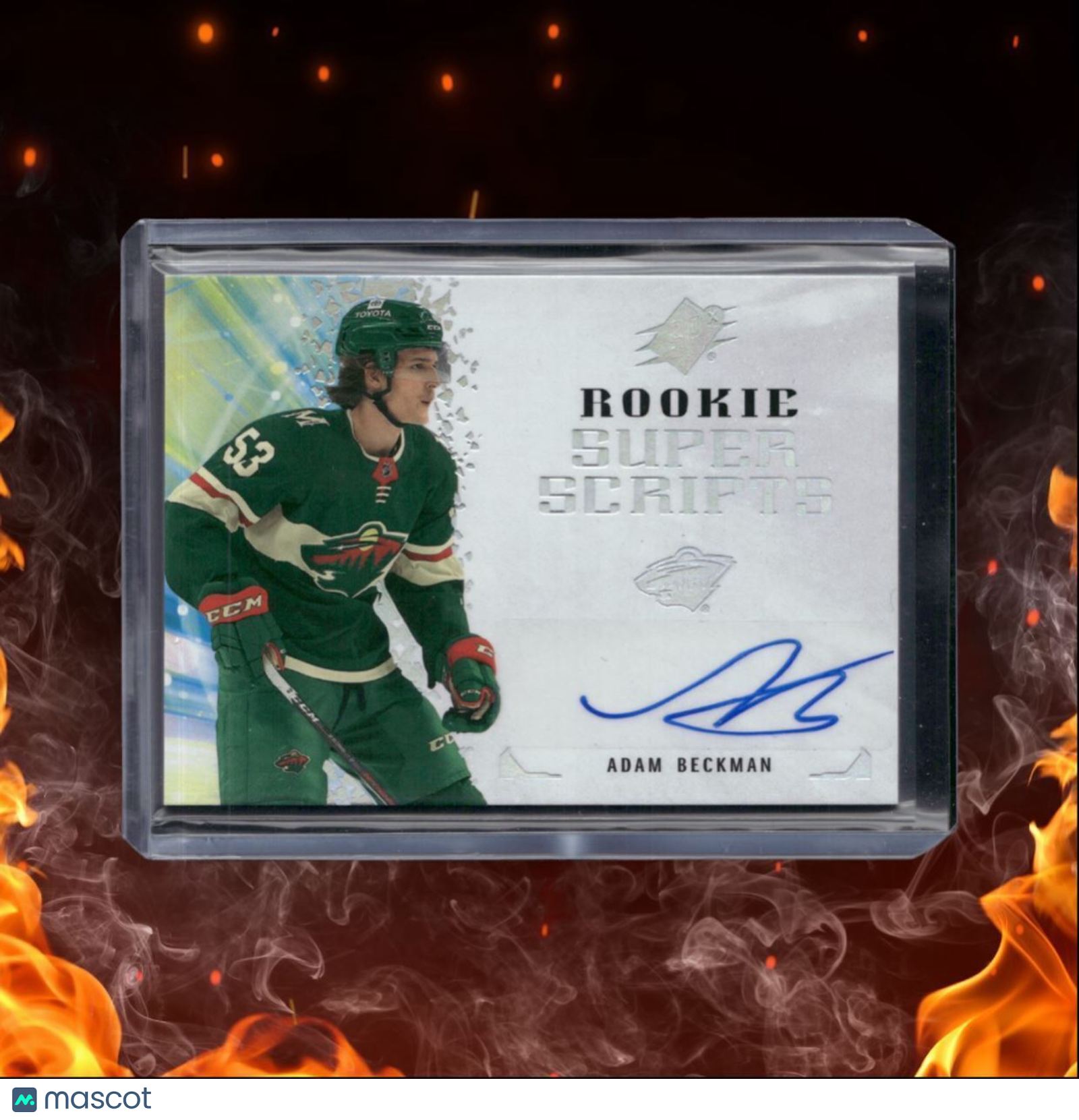 2021-22 Upper Deck SPx Adam Beckman Superscripts Rookie Auto #RSS-AB