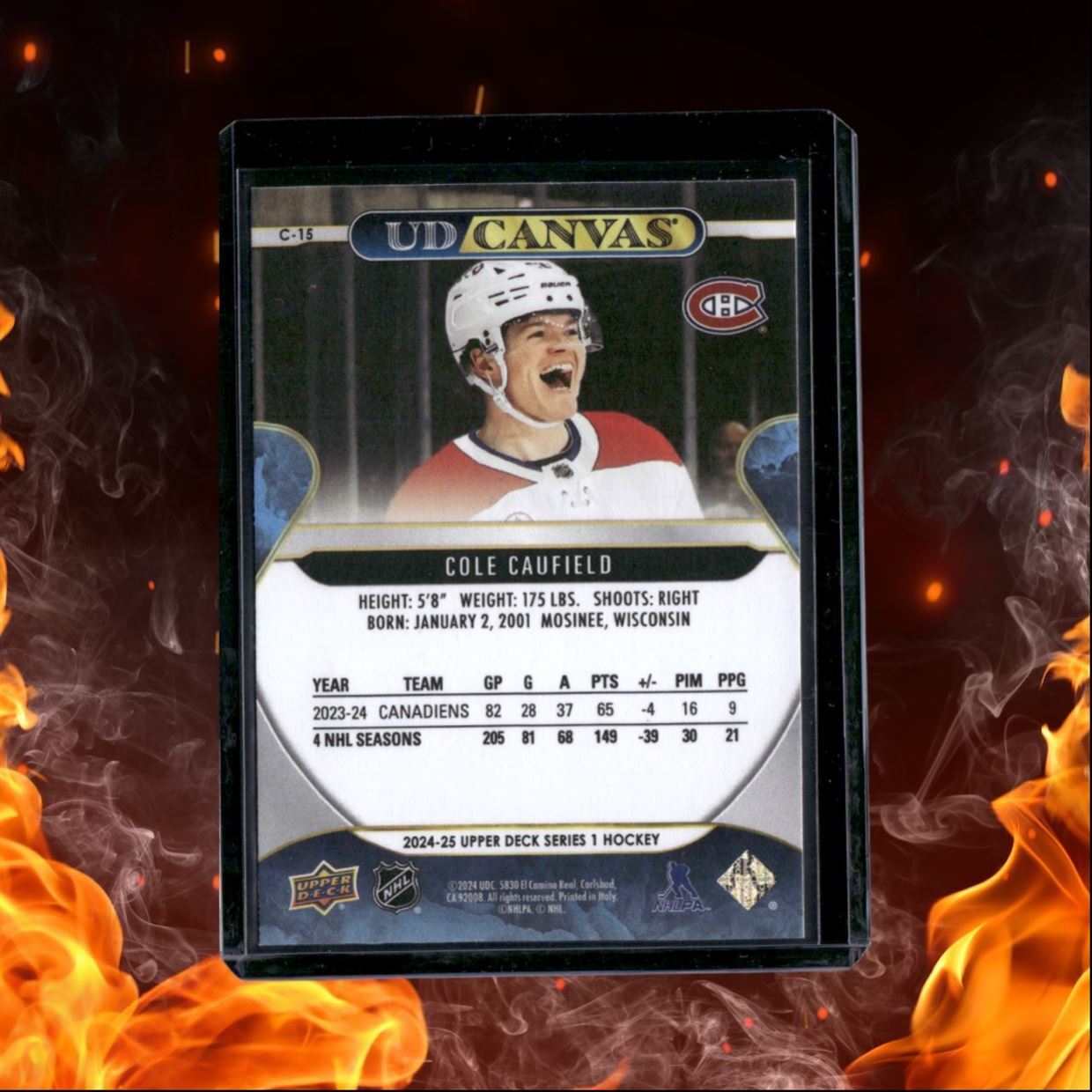 2024-25 Upper Deck Cole Caufield #C-15