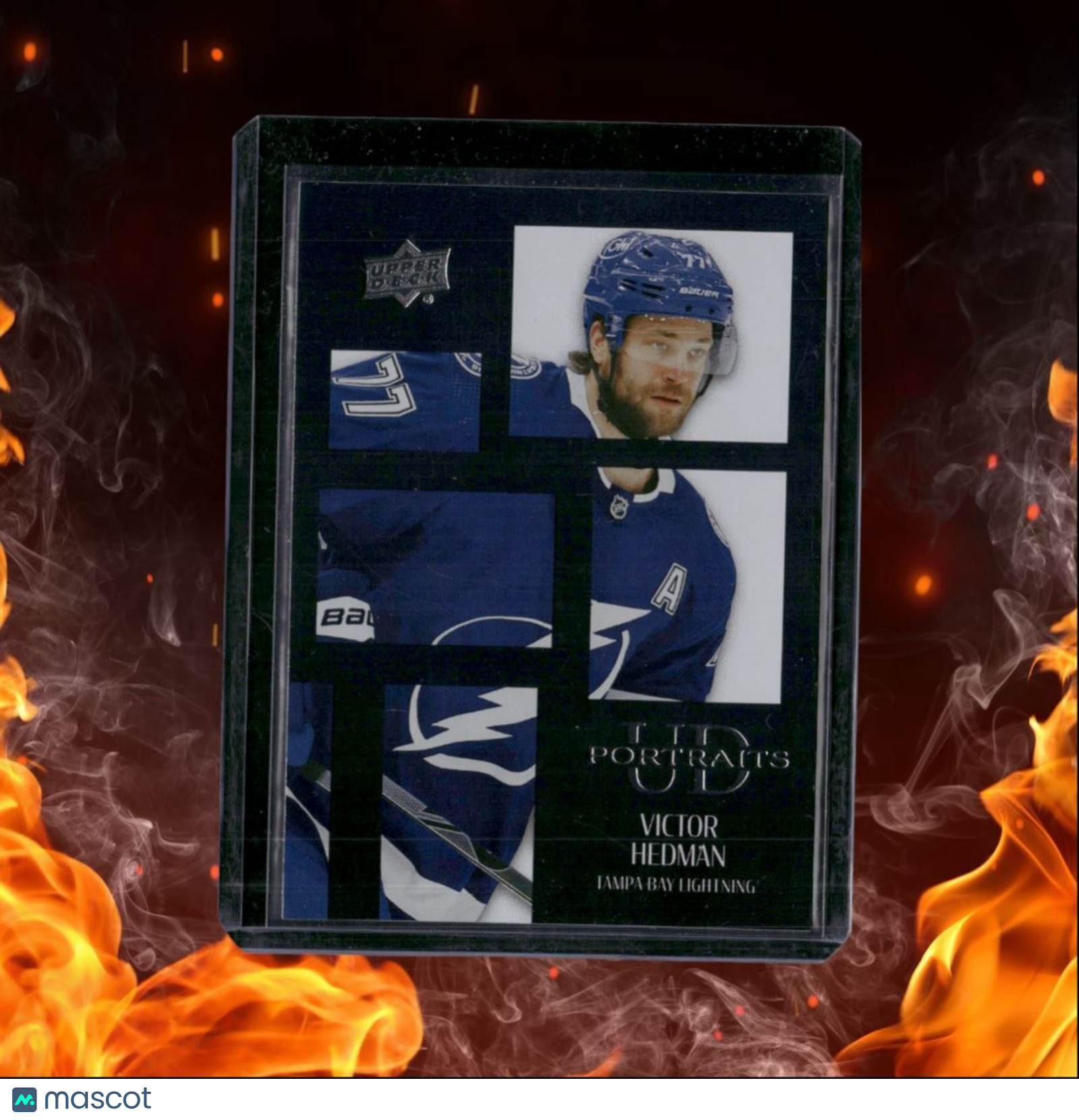 2024-25 Upper Deck Victor Hedman UD Portraits Black SSP #P-27