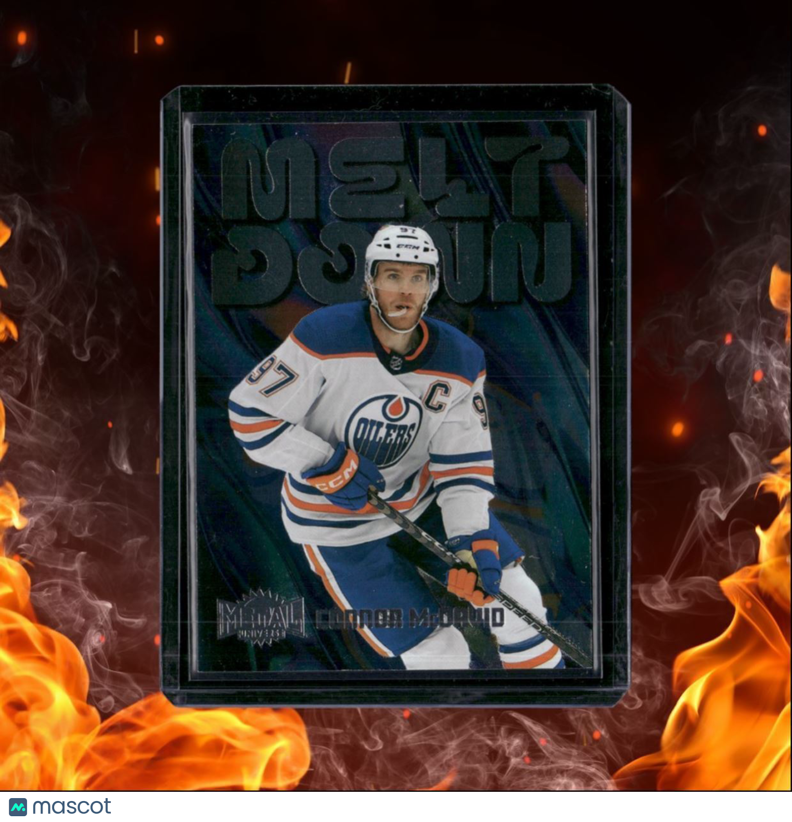2023-24 SkyBox Metal Universe Connor McDavid Meltdown #M25
