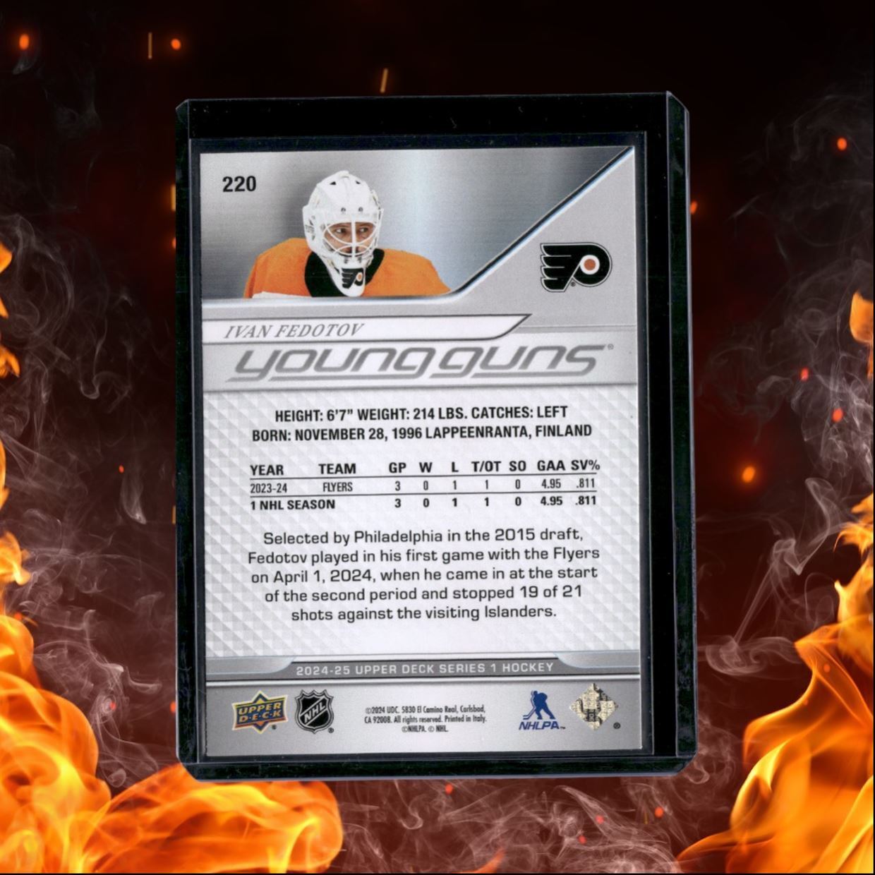 2024-25 Upper Deck Ivan Fedotov Young Guns (A) Rookie #220