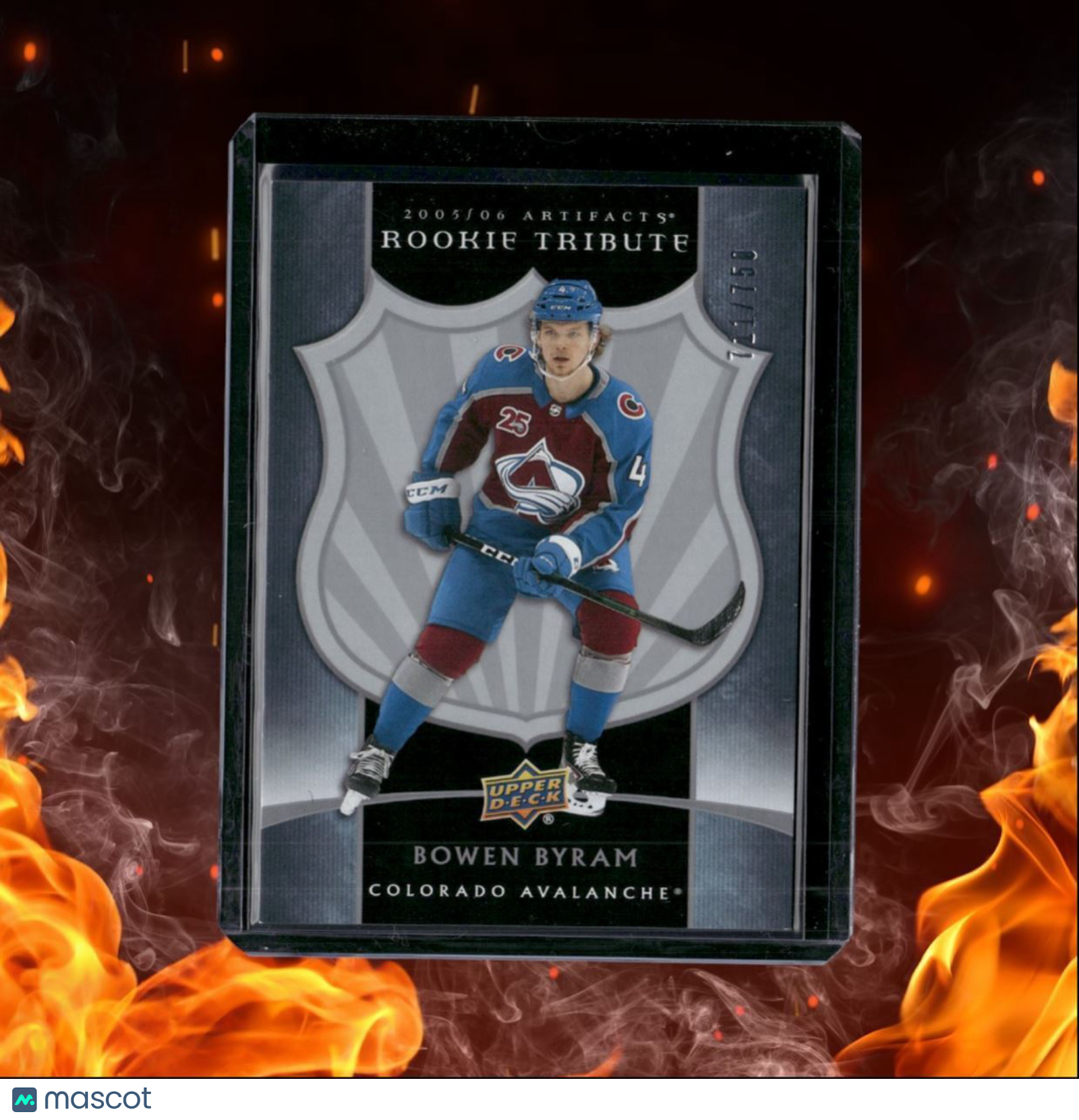 2020-21 Upper Deck Artifacts Bowen Byram Retro Tribute Rookie 711/750 #9