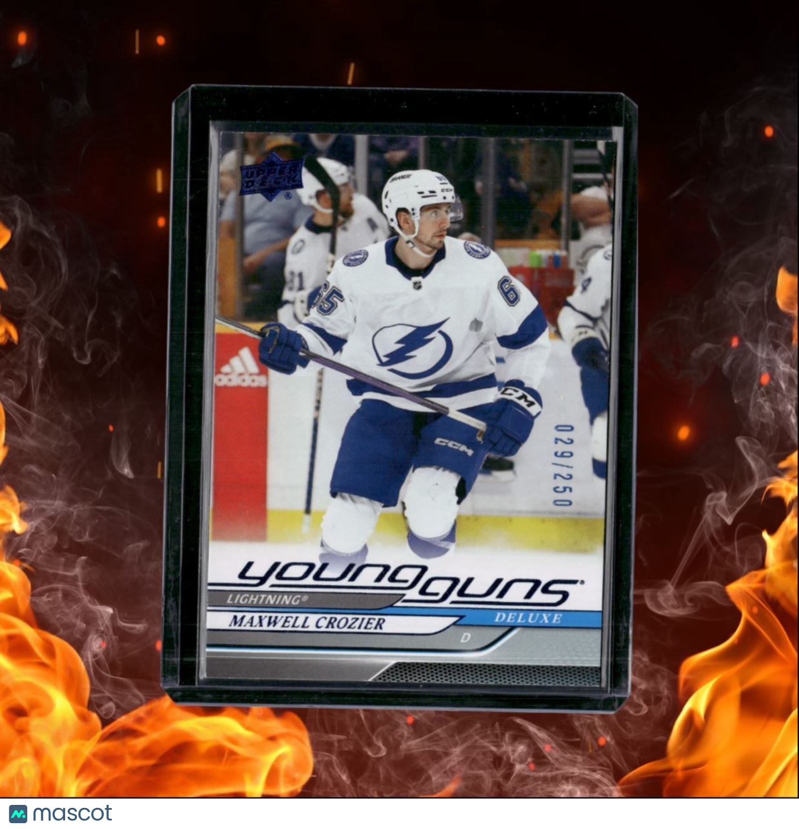 2024-25 Upper Deck Maxwell Crozier Young Guns Deluxe Rookie 029/250 #218