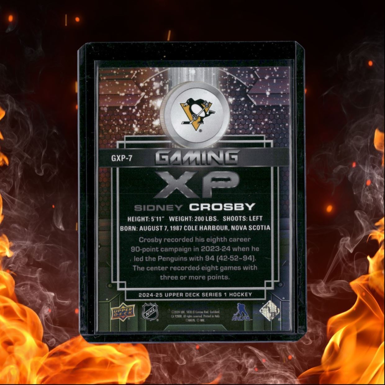 2024-25 Upper Deck Sidney Crosby Gaming XP Green 147/199 #GXP-7