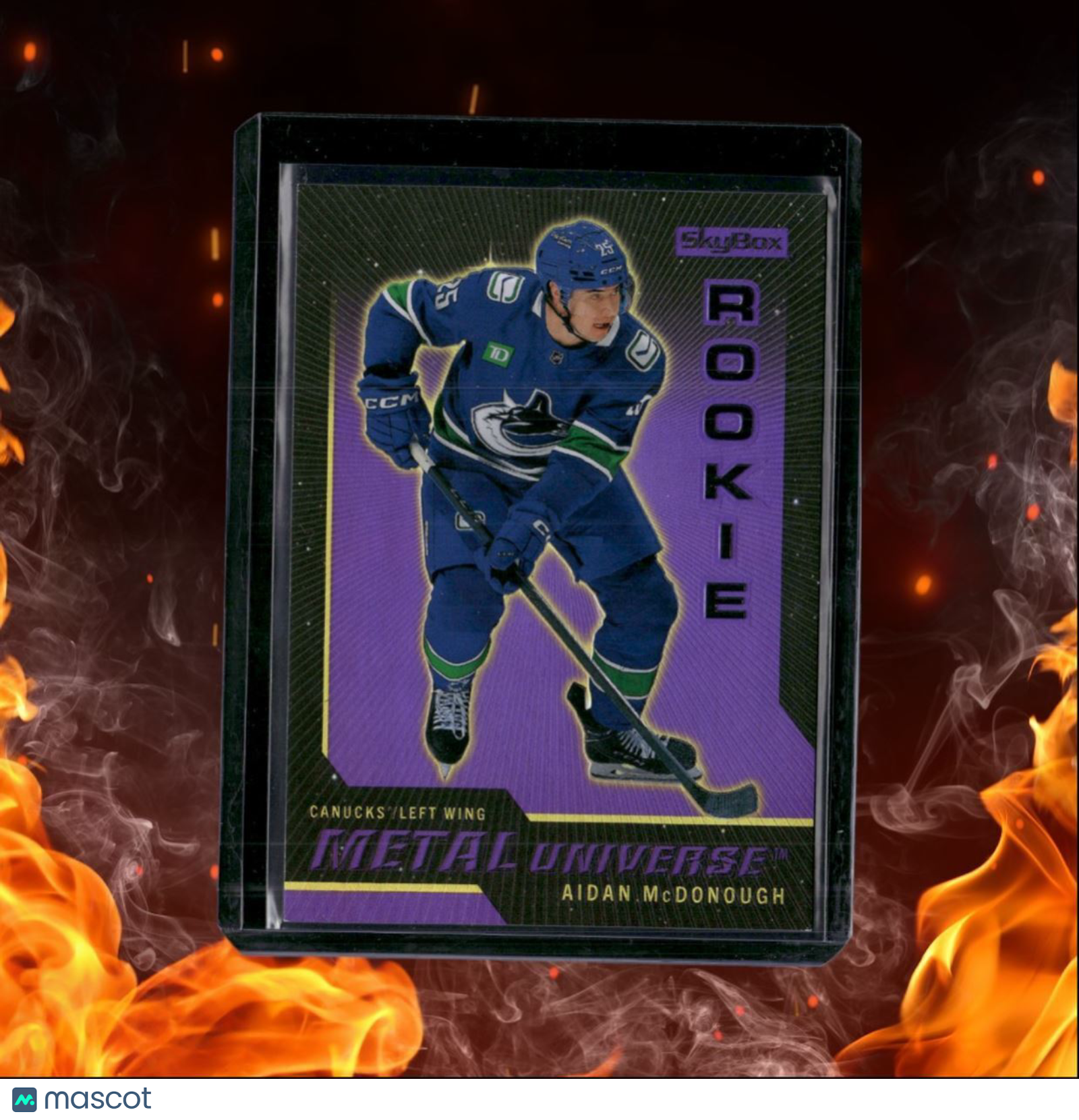 2023-24 SkyBox Metal Universe Aidan McDonough 2008-09 Retro Spectrum FX Purple