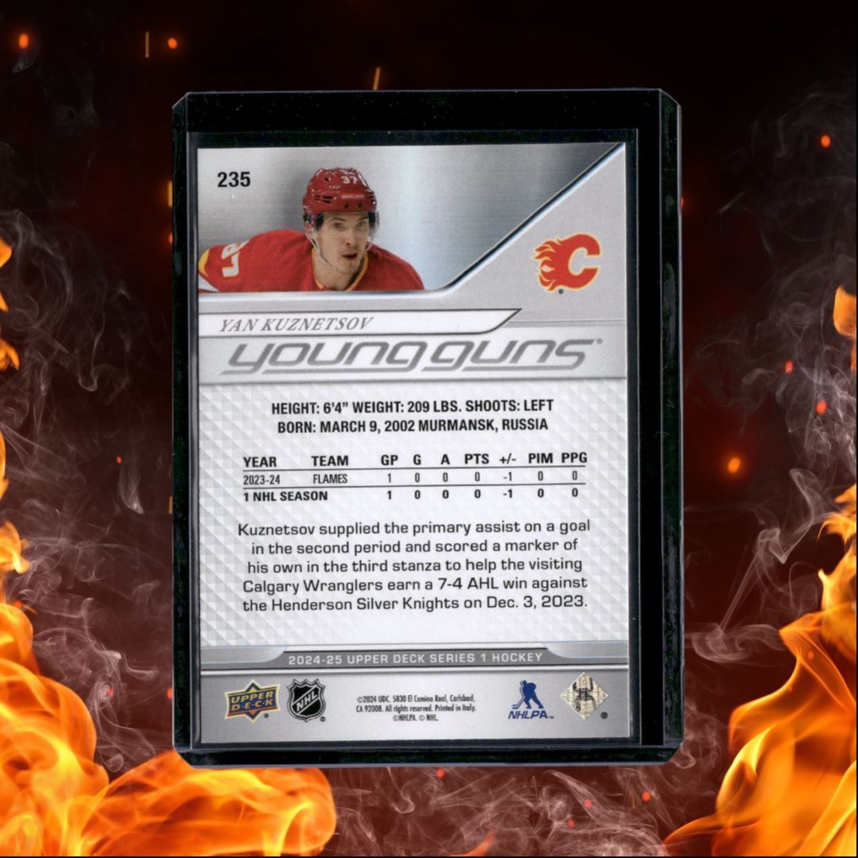 2024-25 Upper Deck Yan Kuznetsov Young Guns Rookie #235