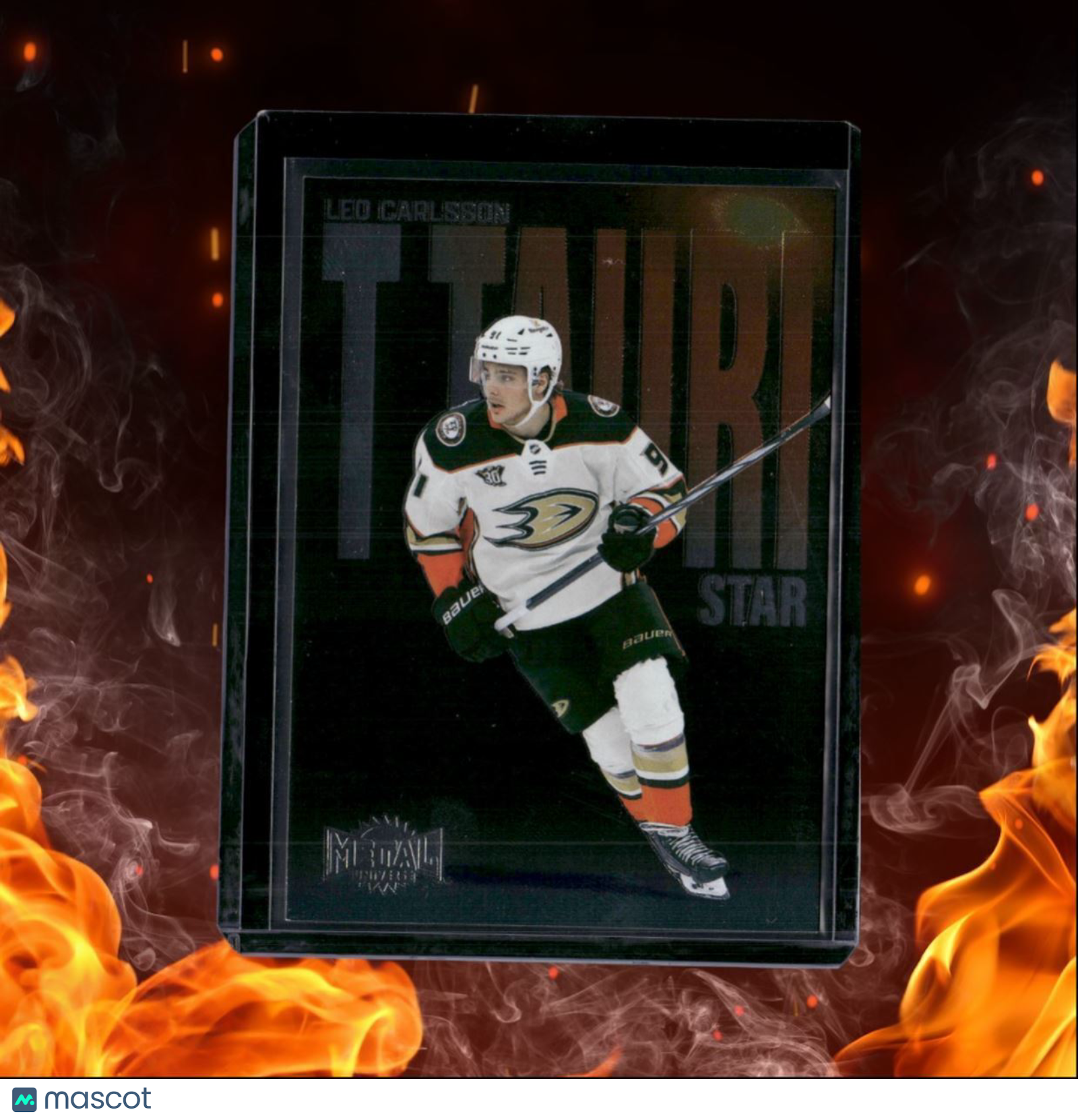 2023-24 SkyBox Metal Universe Leo Carlsson T Tauri Star Phase Rookie #TTP-9