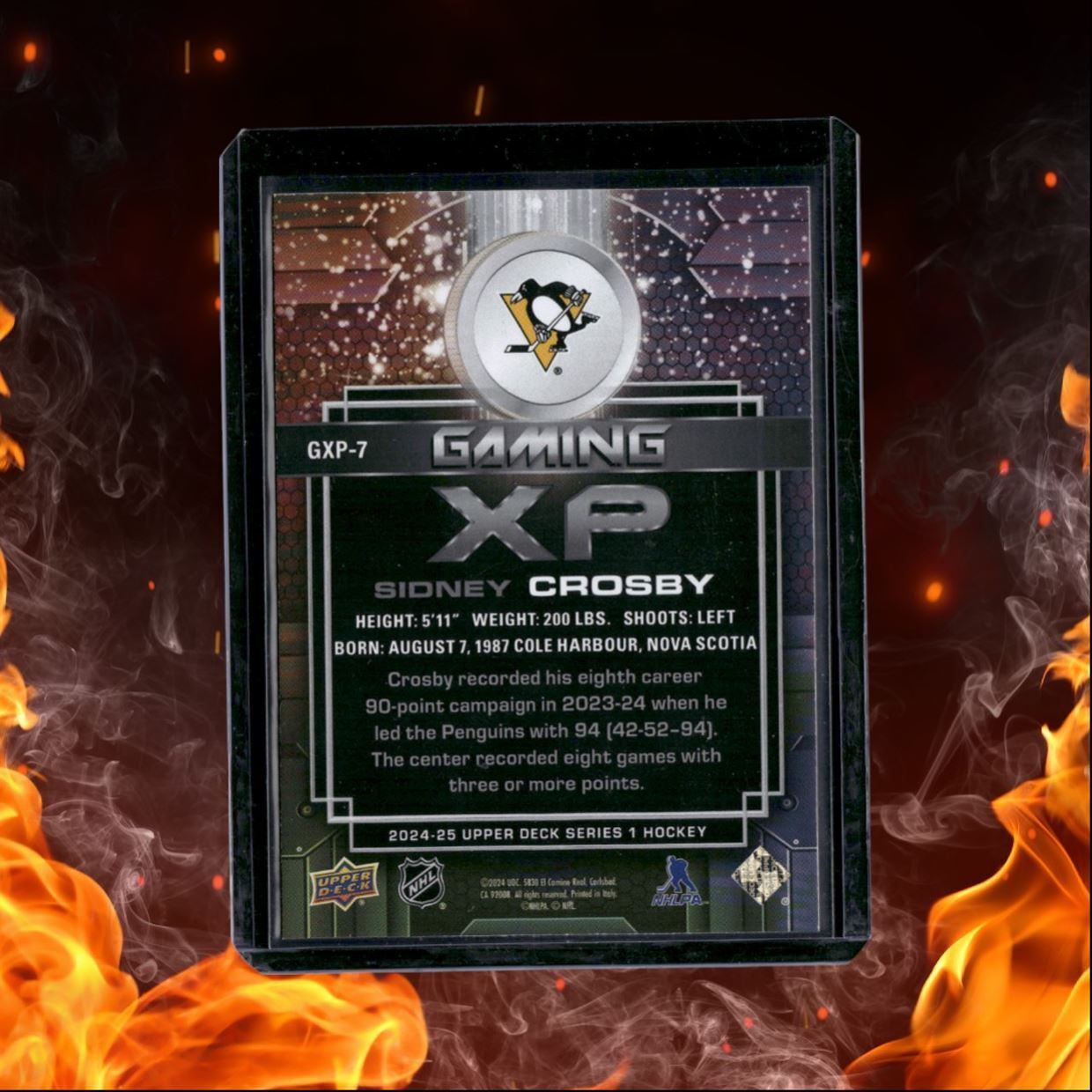 2024-25 Upper Deck Sidney Crosby Gaming XP Blue SSP #GXP-7