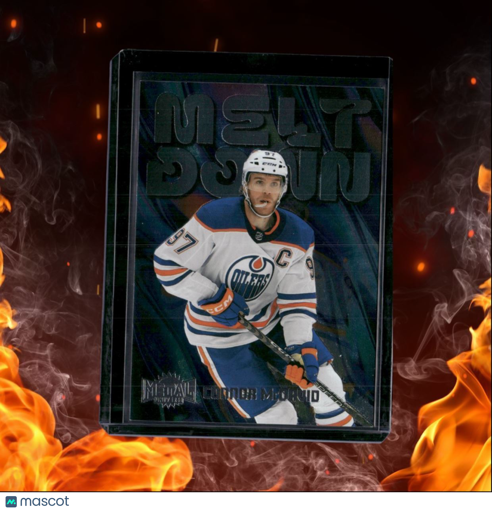 2023-24 SkyBox Metal Universe Connor McDavid Meltdown #M25
