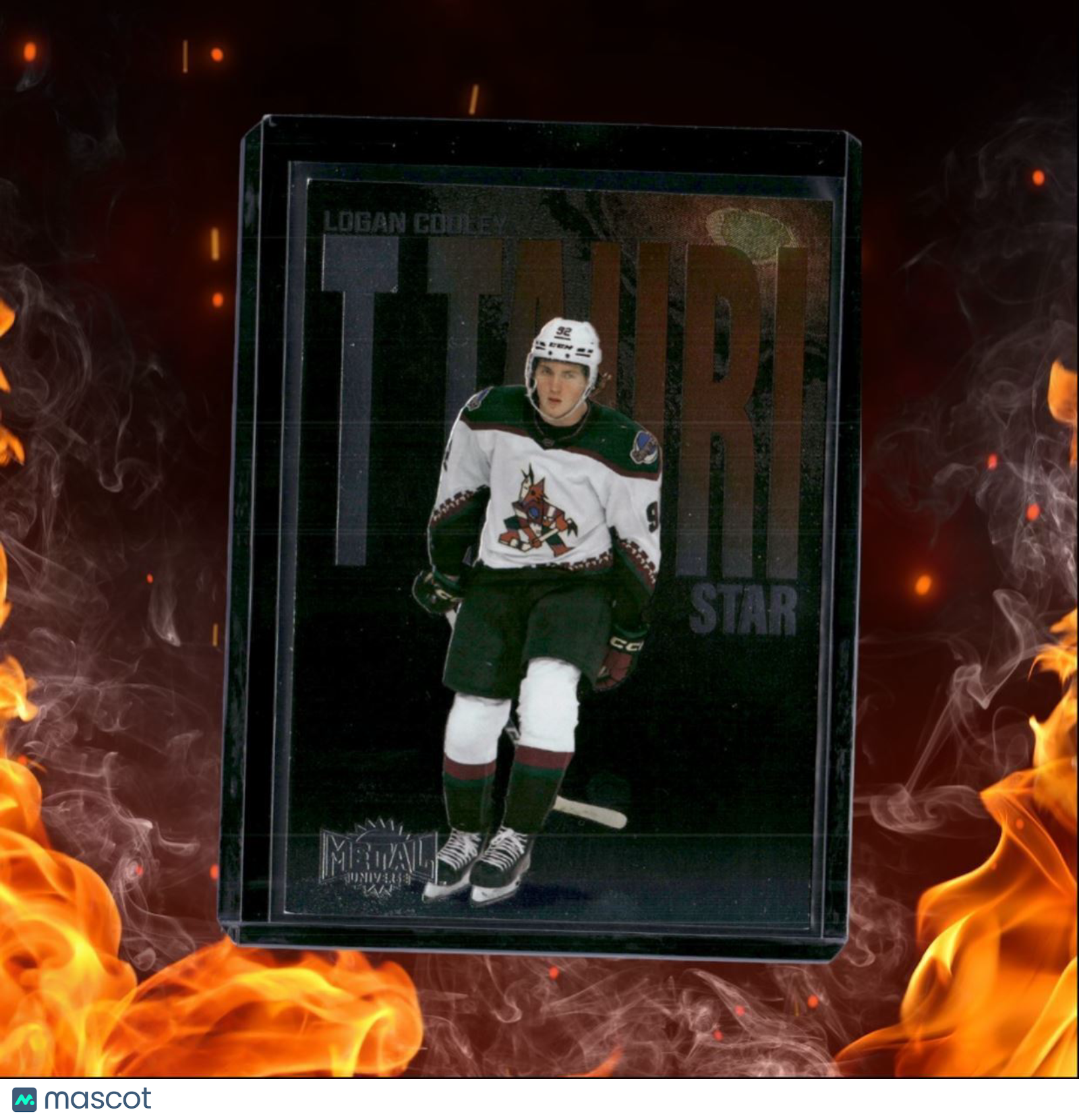 2023-24 SkyBox Metal Universe Logan Cooley T Tauri Star Phase Rookie #TTP-10