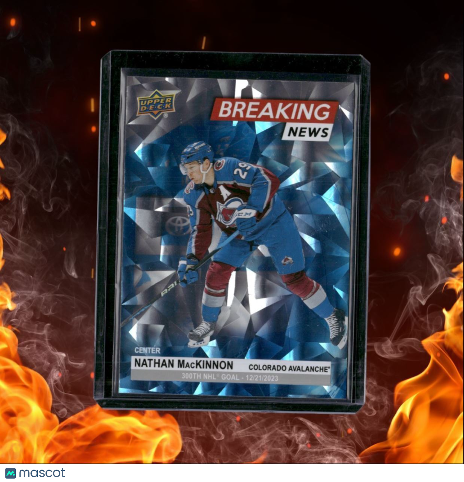 2024-25 Upper Deck Nathan MacKinnon Breaking News #BN-9