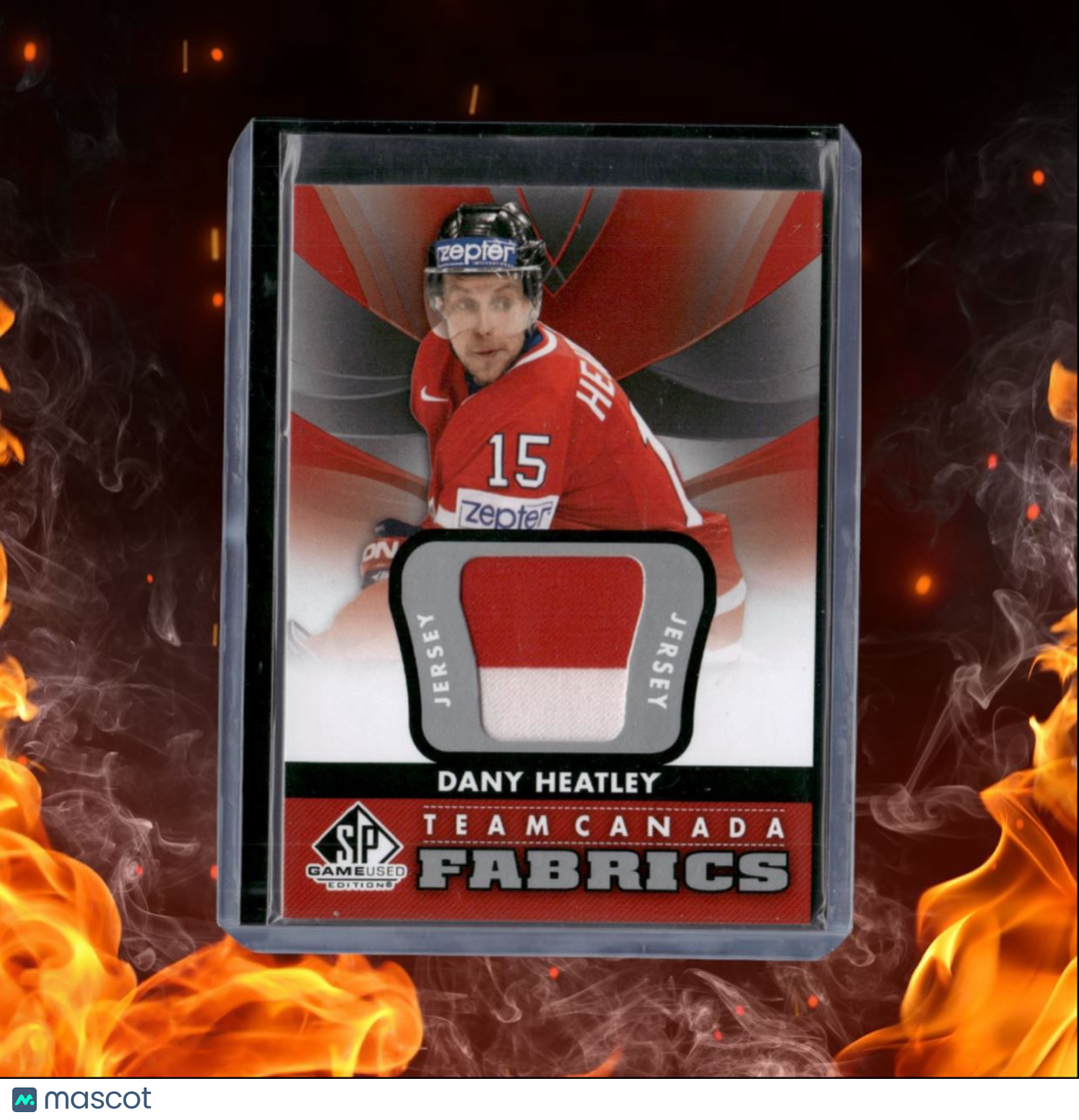 2012-13 SP Game Used Danny Heatley Team Canada Jersey Fabrics #TC-8