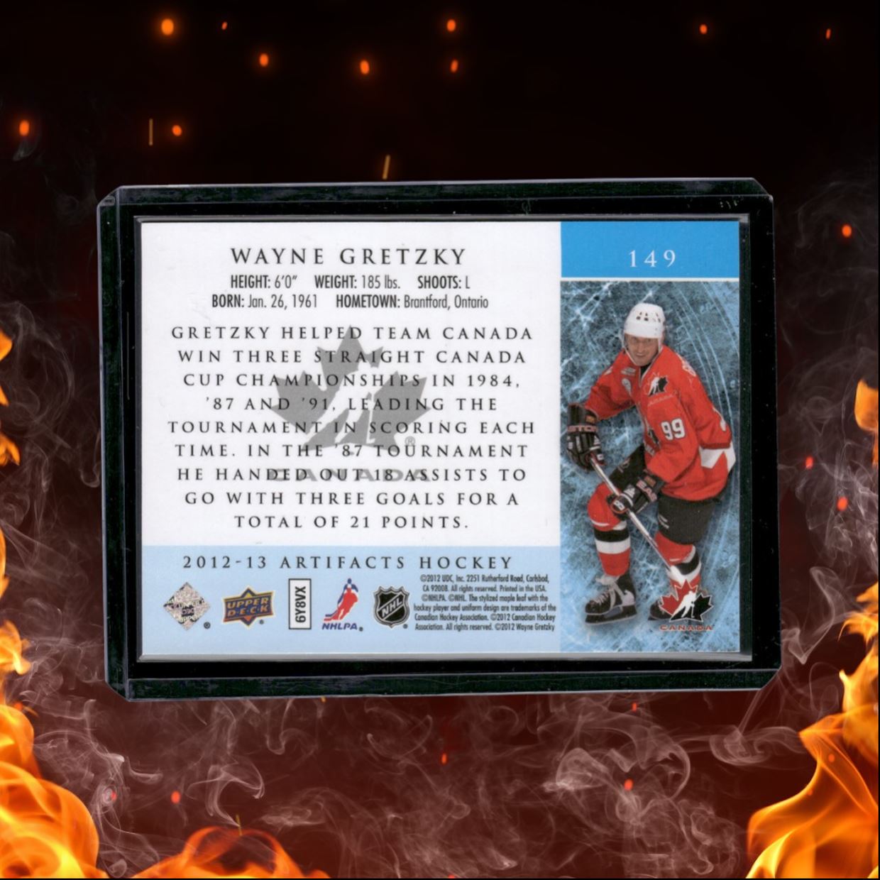 2012-13 Upper Deck Artifacts Wayne Gretzky 084/999 #149