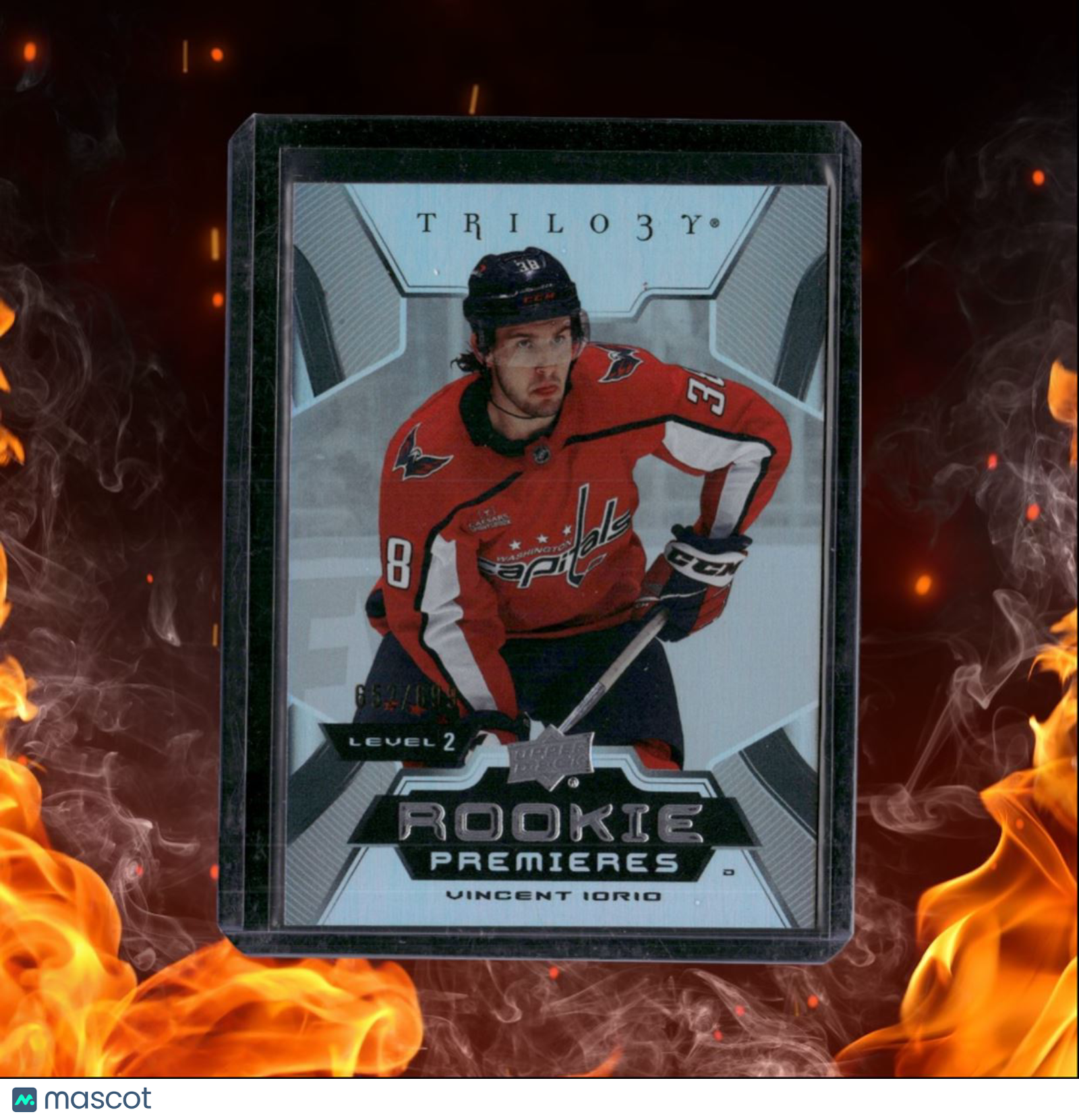 2023-24 Upper Deck Trilogy Vincent Iorio Level 2 Rookie 652/699 #182