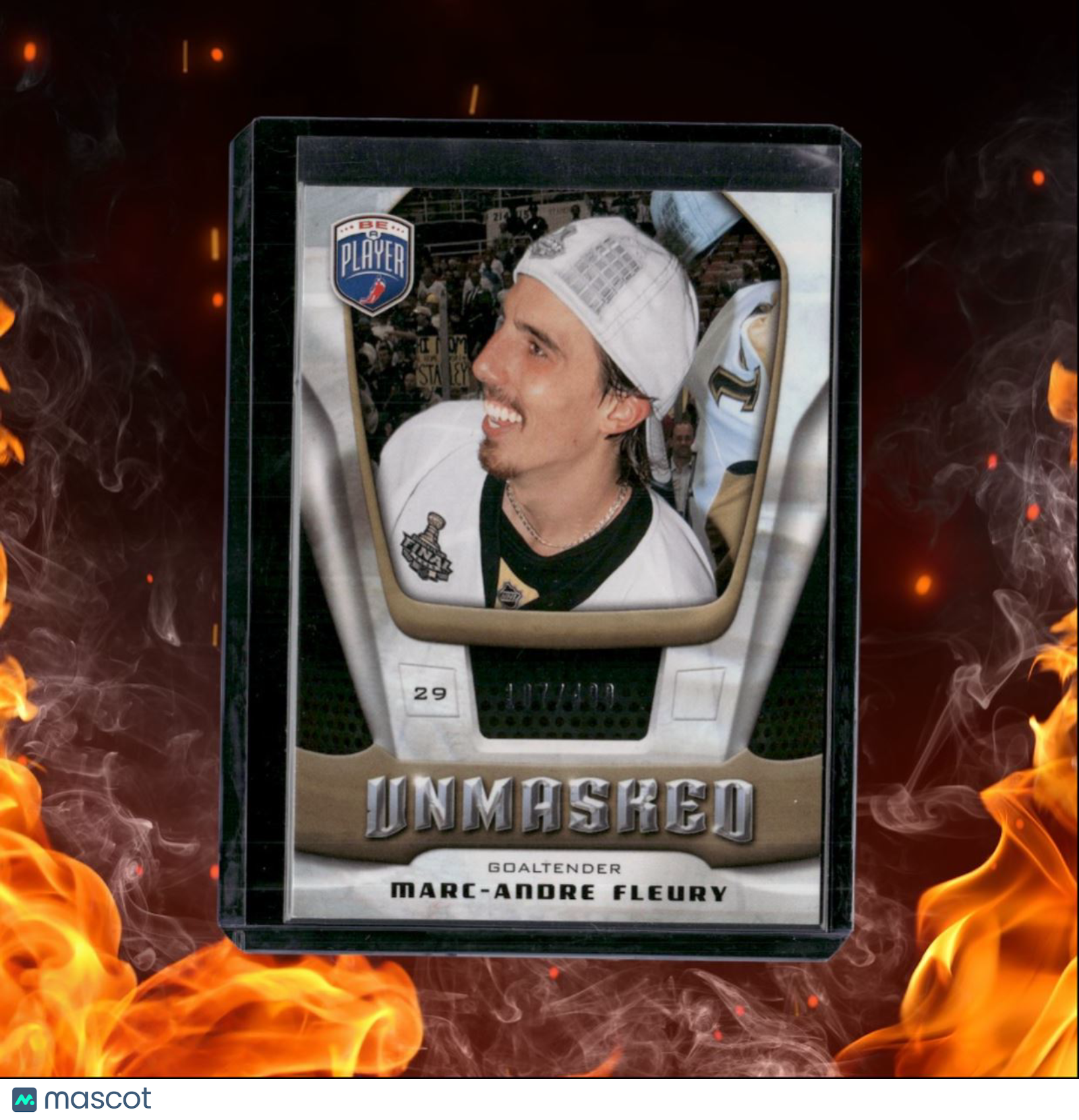 2009-10 Upper Deck Be A Player Marc-Andre Fleury Goalies Unmasked 107/499 #GU3