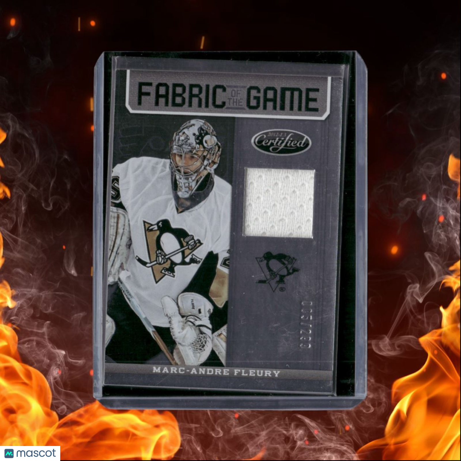 2012-13 Panini Certified Marc-Andre Fleury Fabric of the Game Jersey Silver
