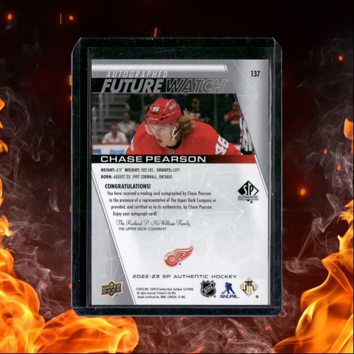 2022-23 SP Authentic Chase Pearson Future Watch Rookie Auto 756/999 #137