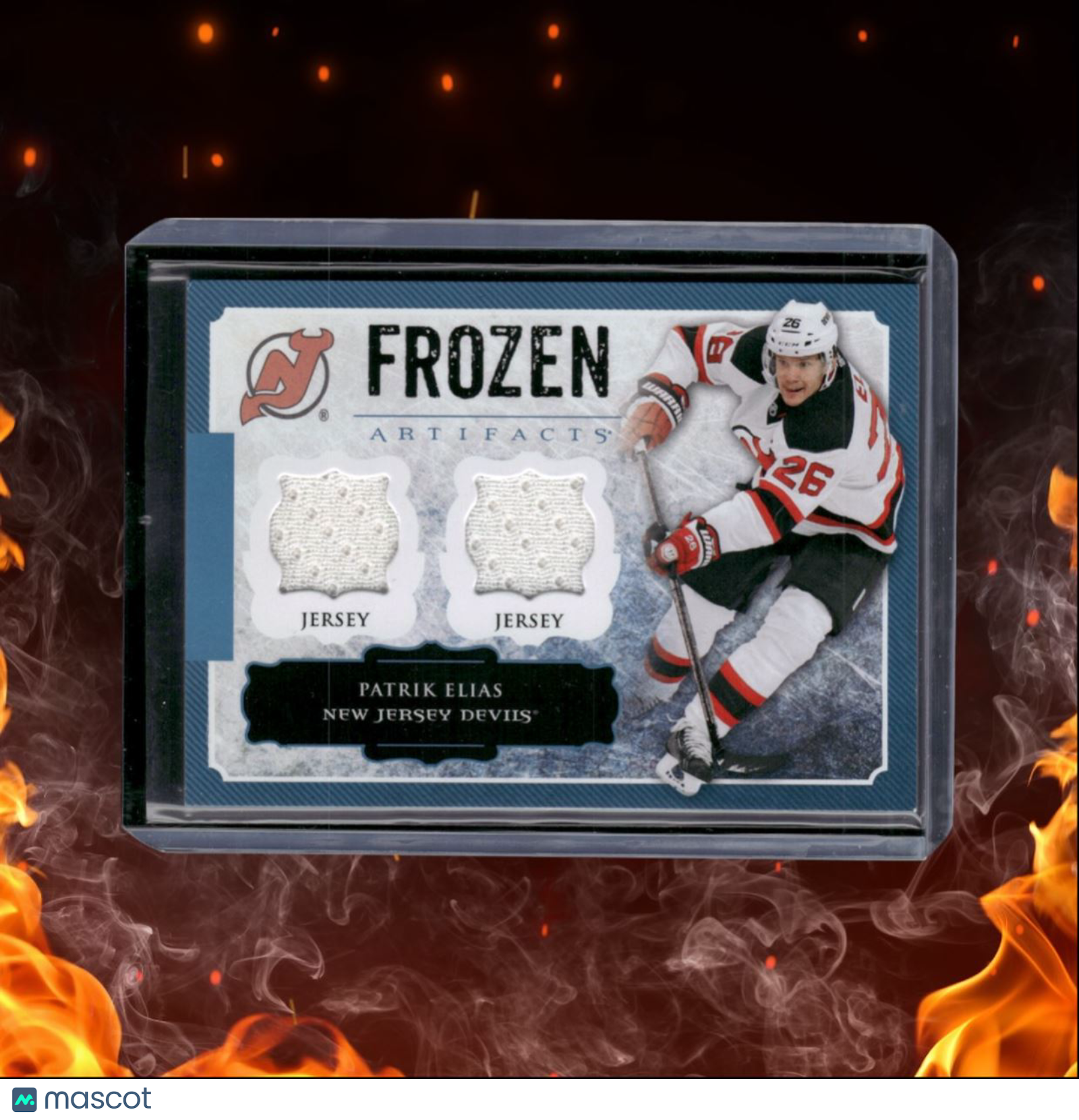 2013-14 Upper Deck Artifacts Patrik Elias Frozen Dual Jersey #FA-PE